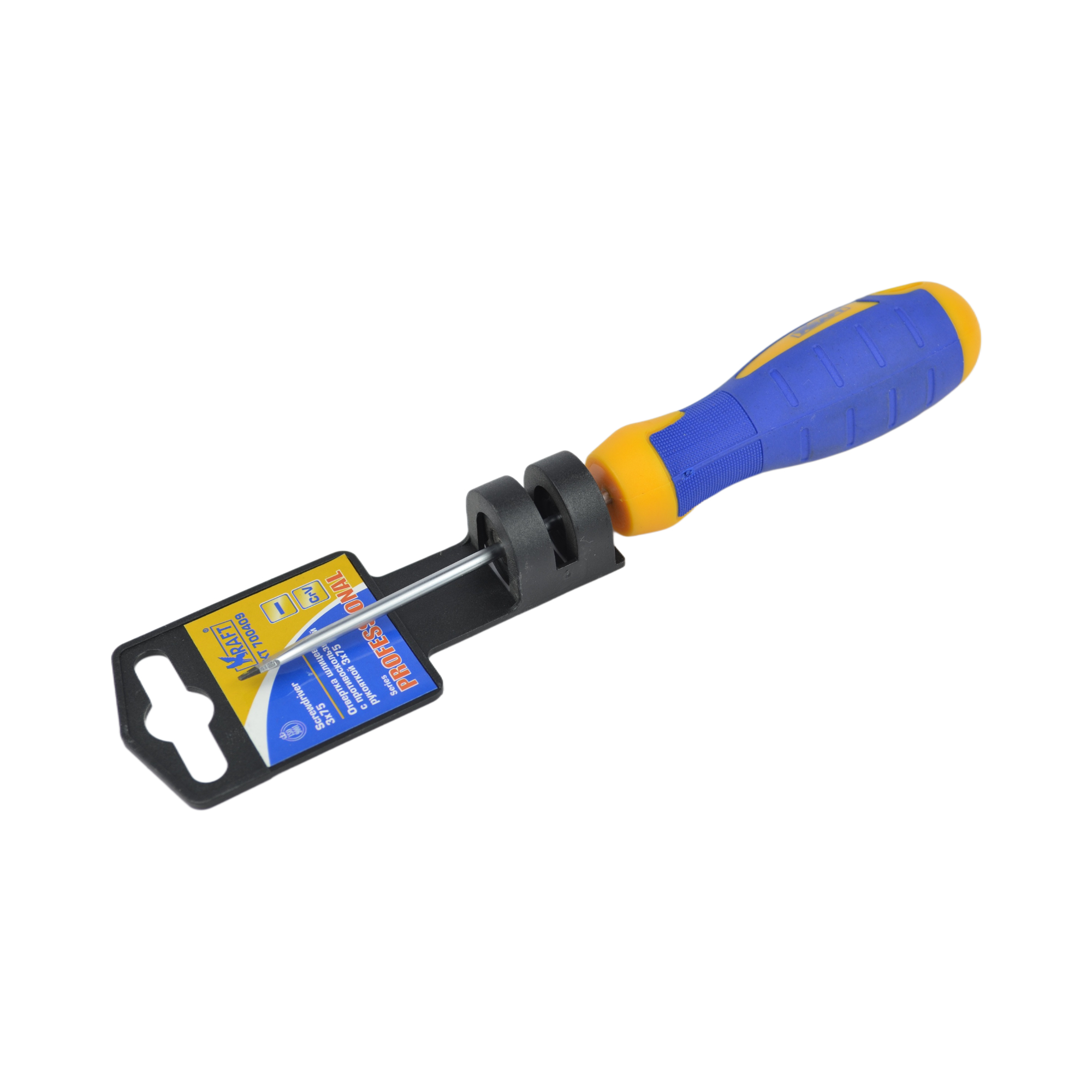 отвертка шлицевая 3х75 KRAFT 700409