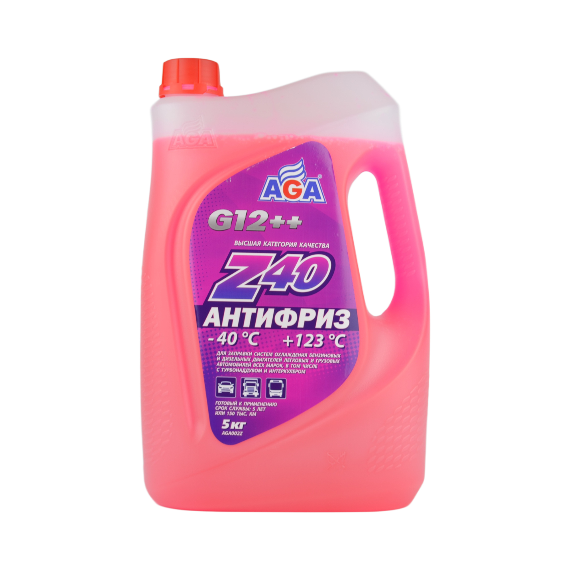 антифриз AGA красный Z40 5л