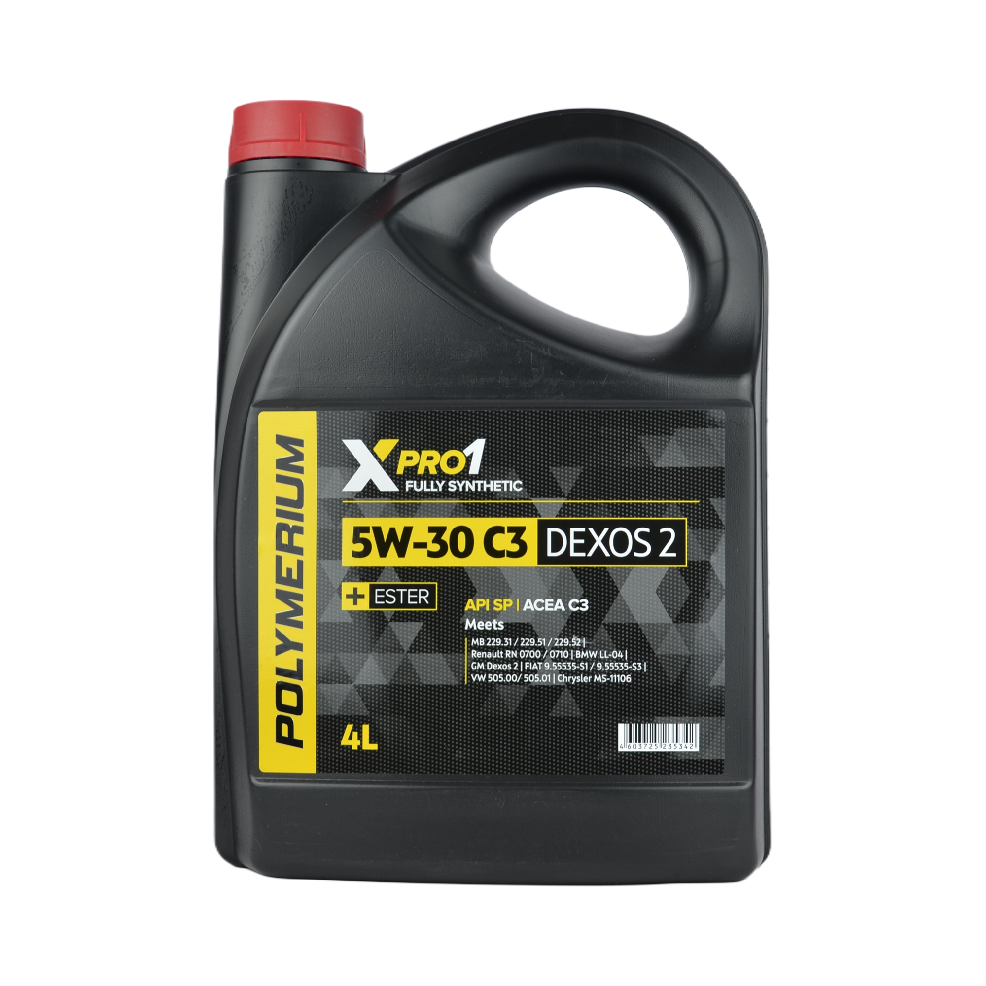 масло POLYMERIUM XPRO1 5w30 С3 DEXOS2 синтетика 4л