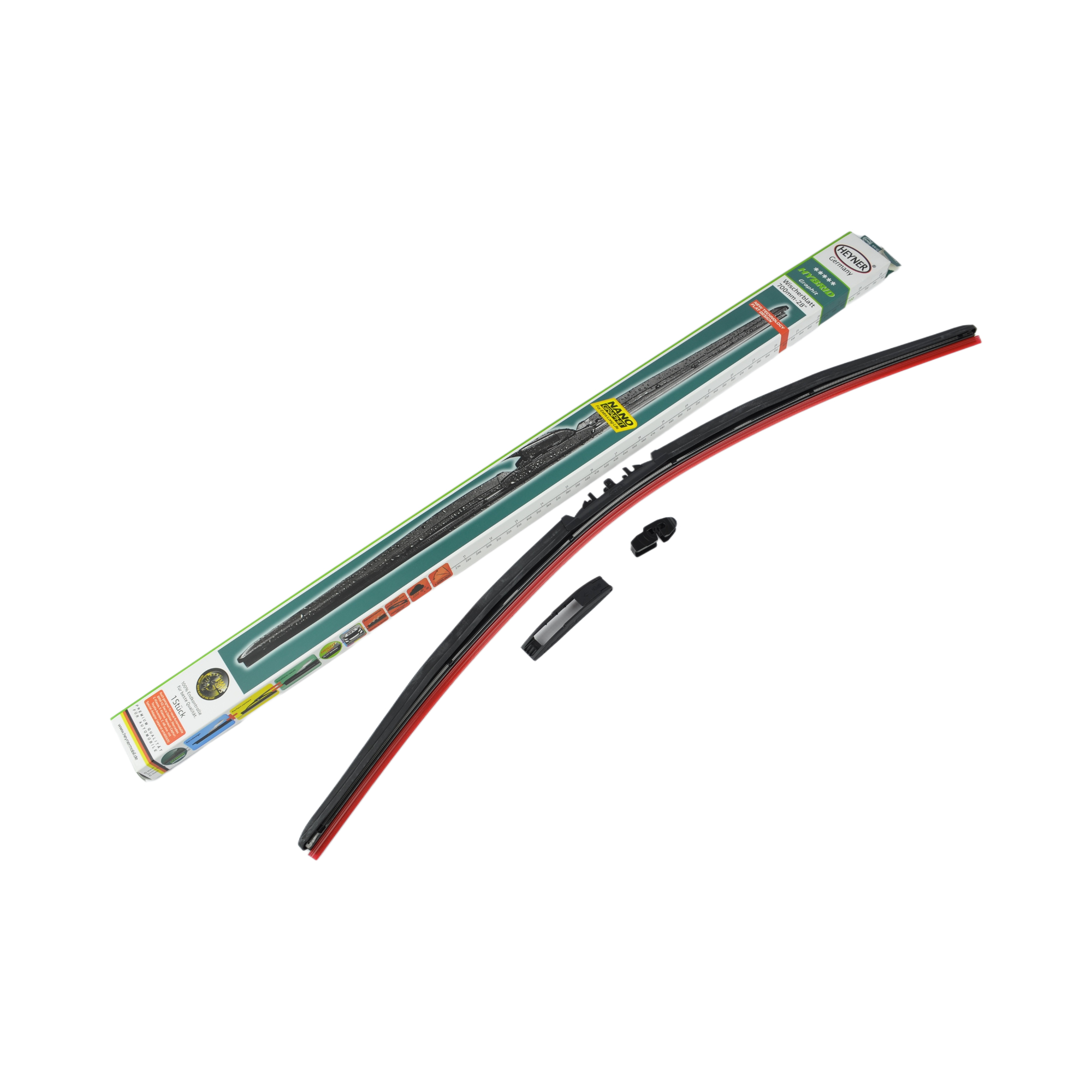 щетка стеклоочистителя 70см бескаркасная HEYNER HYBRID 038000  