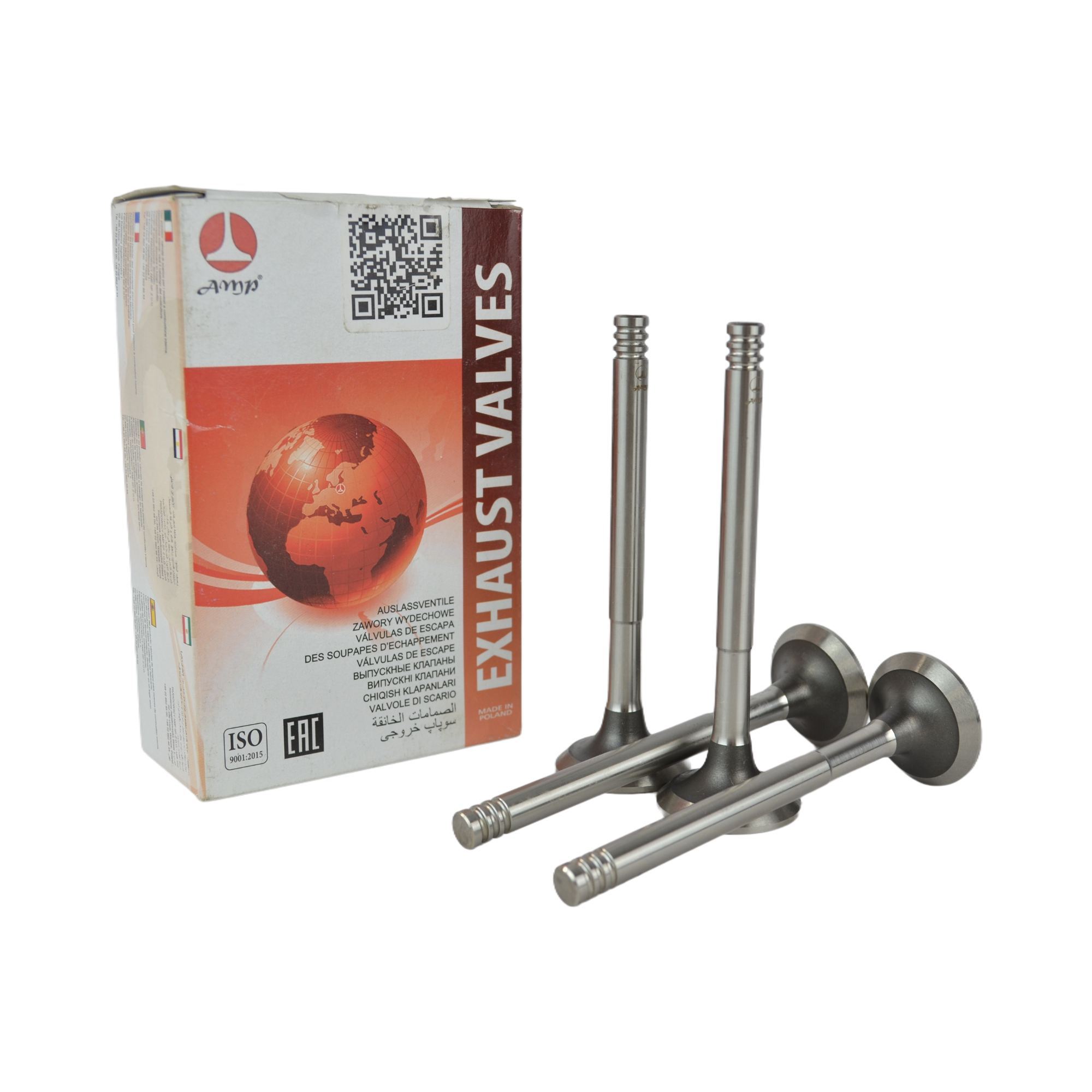 клапана грм 2108 выпускные AMP к-т 4 шт.