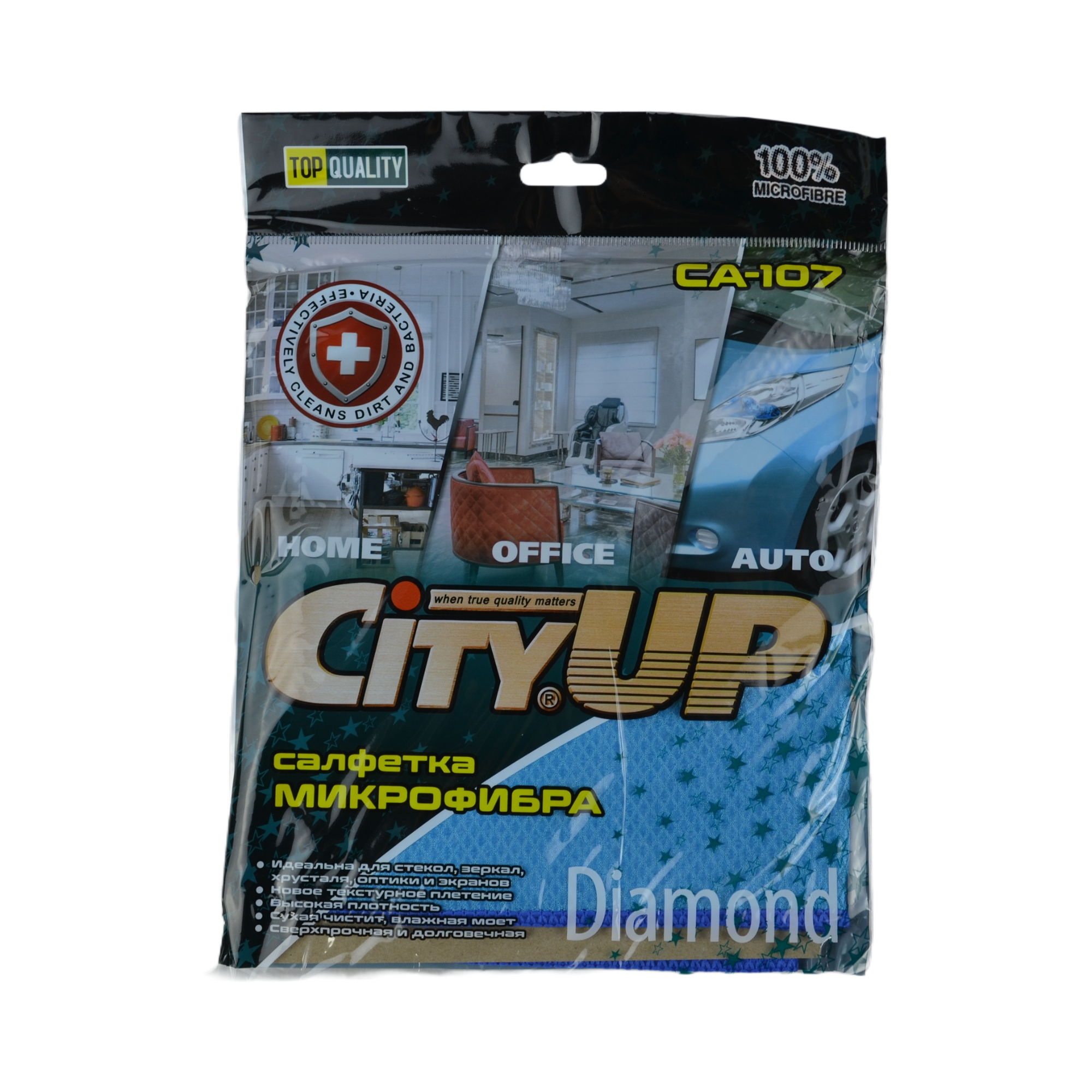 салфетка микрофибра №107 35х40 1 шт.