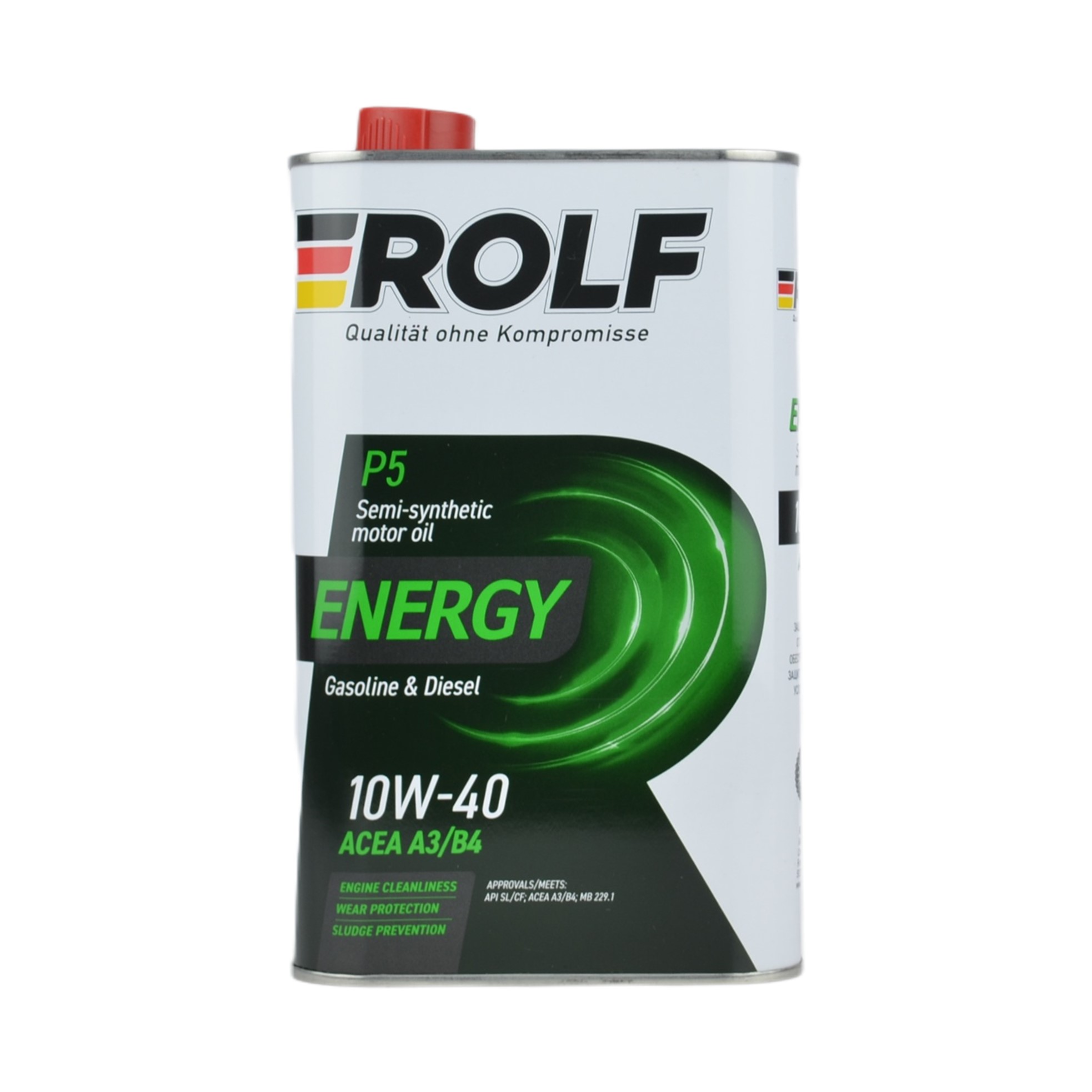 масло ROLF Dynamik/Energy 10w40 SL/CF полусинтетика 1л