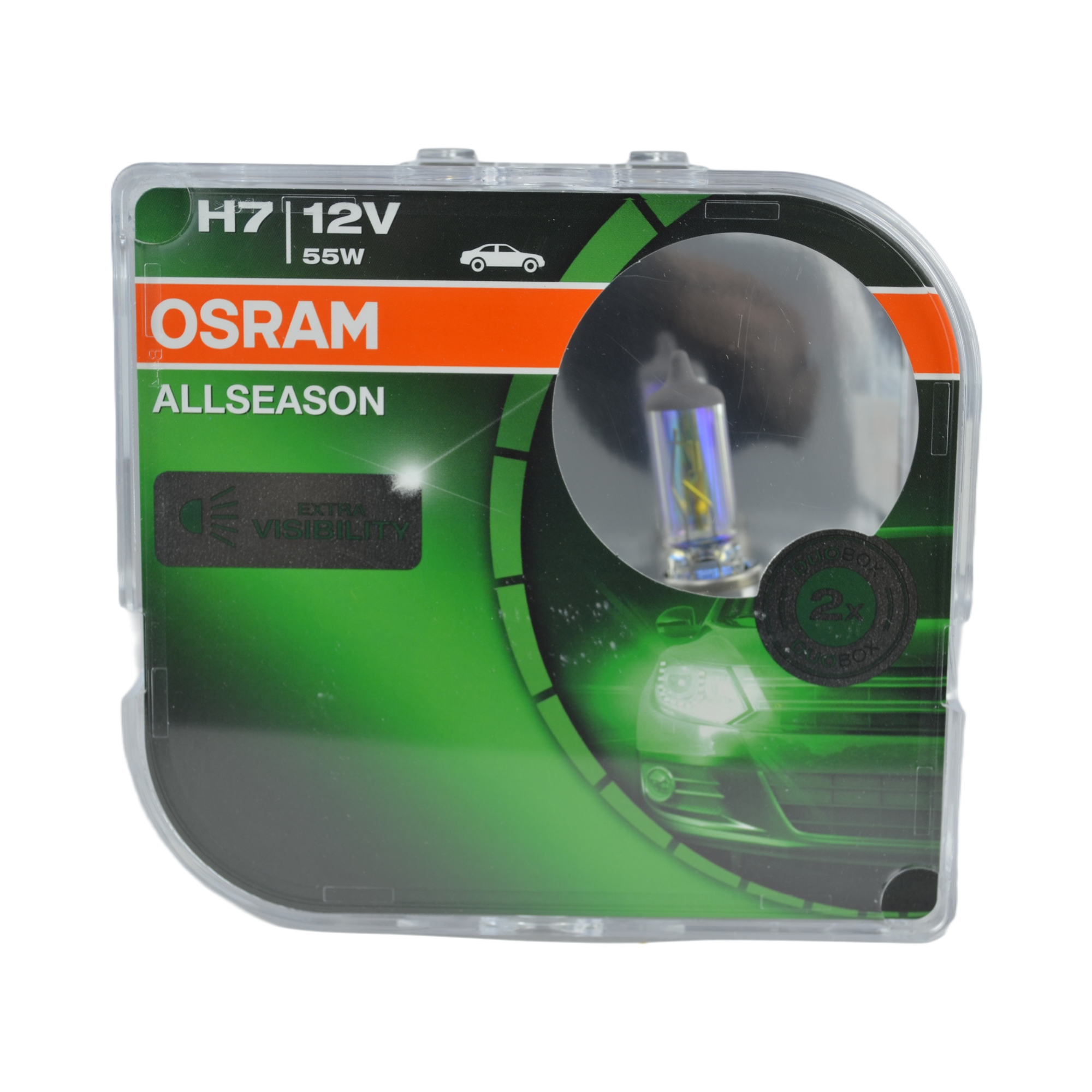 лампа галогеновая Н-7 OSRAM 55w (64210ALL-HCB) ALL +30% к-т