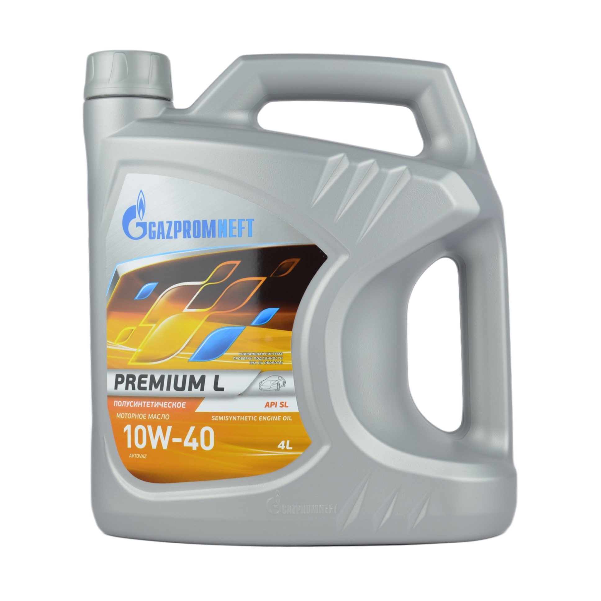 масло Gazpromneft Premium L 10w40 SL/CF A3/B4 полусинтетика 4л (3)