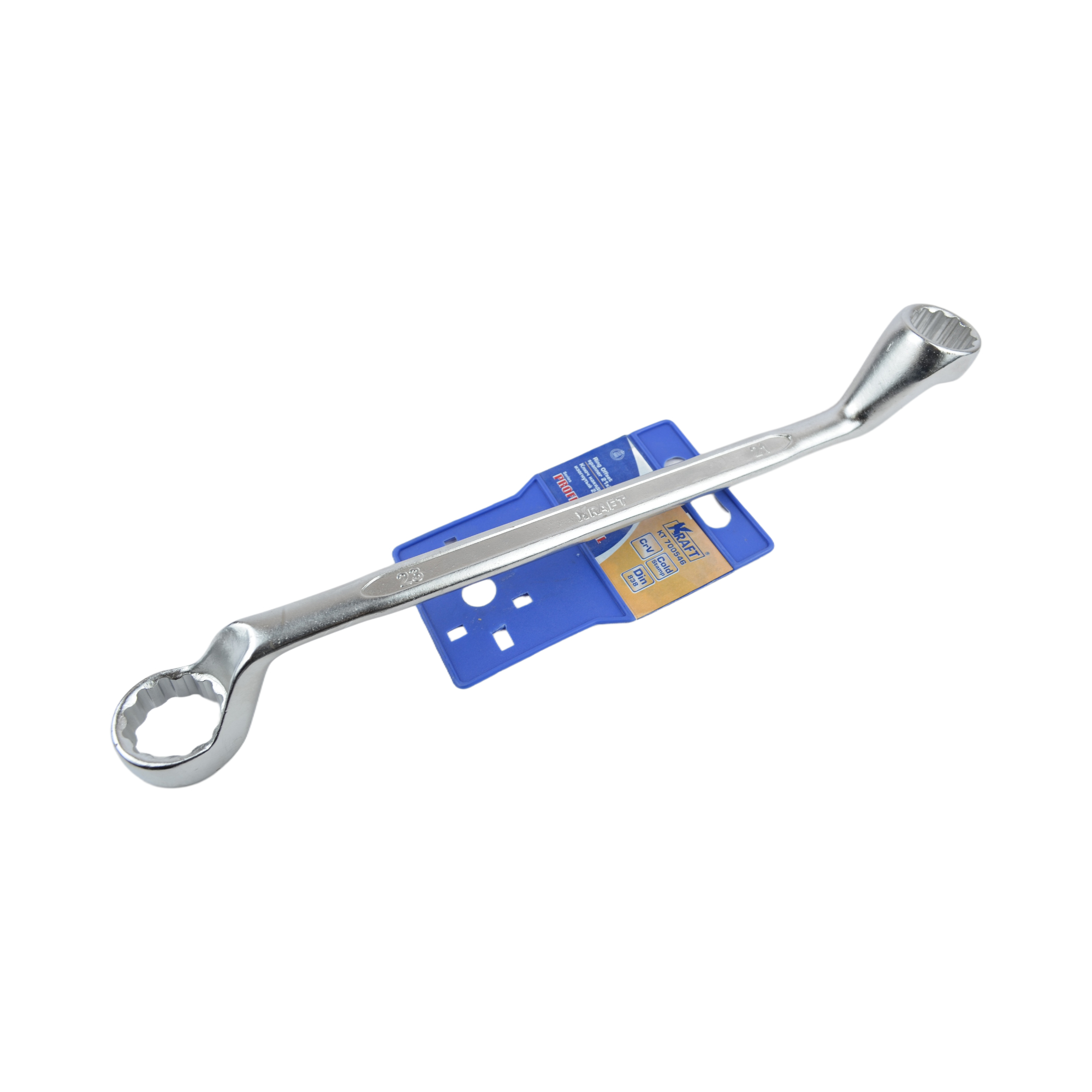 ключ накидной двухсторонний 21х23 KRAFT 700546