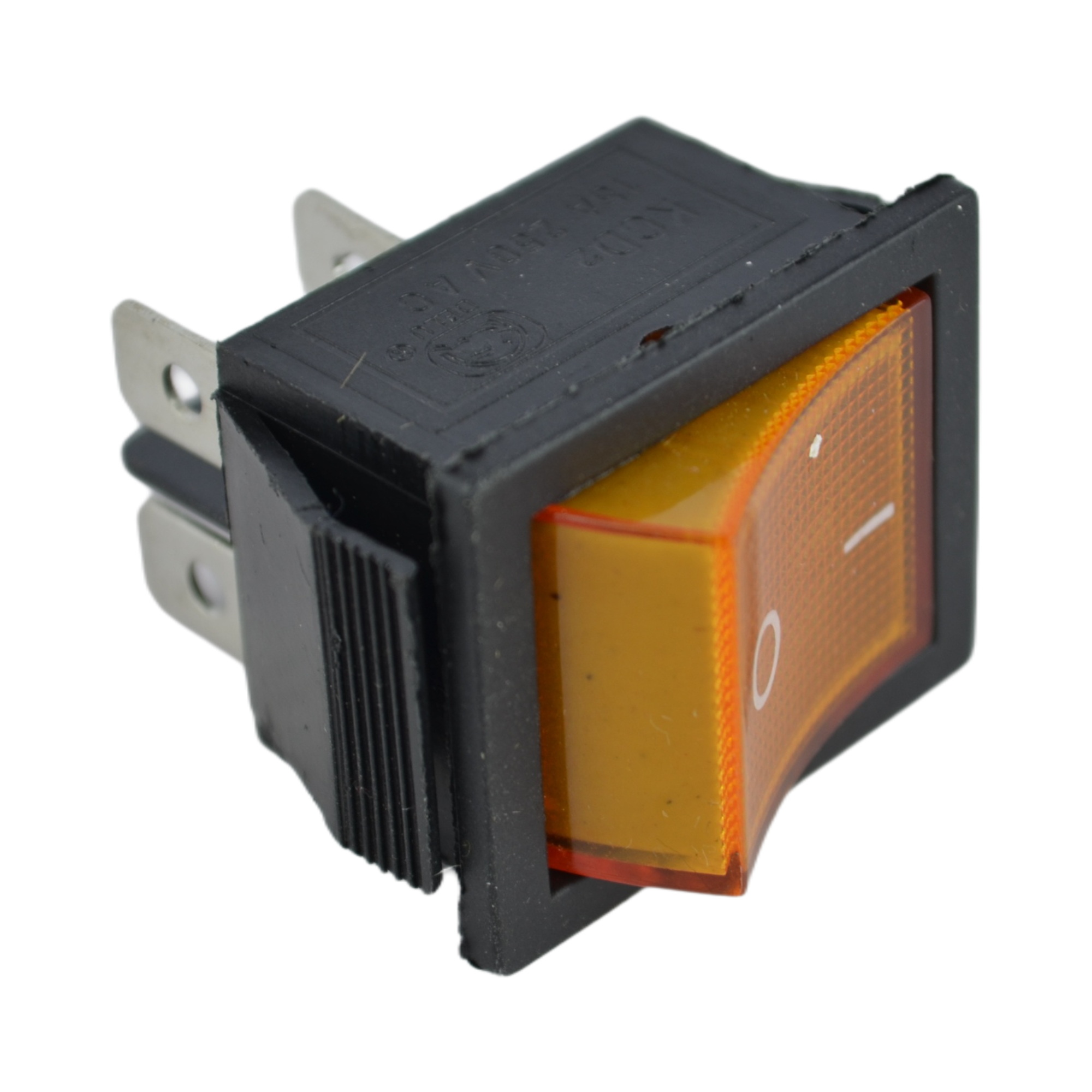 клавиша большая квадр. 2 полож. желтая