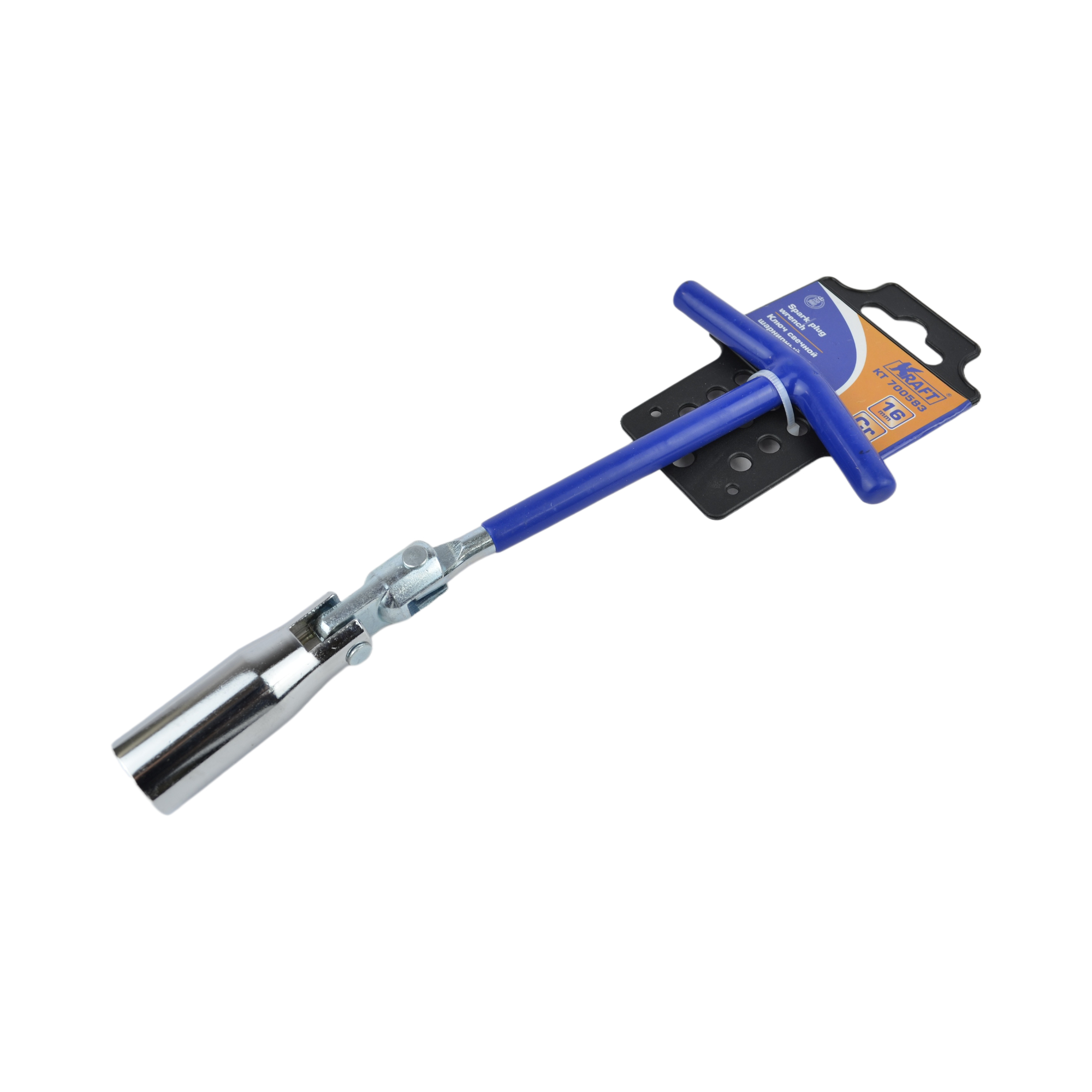 ключ свечной 16мм шарнирный KRAFT 700583