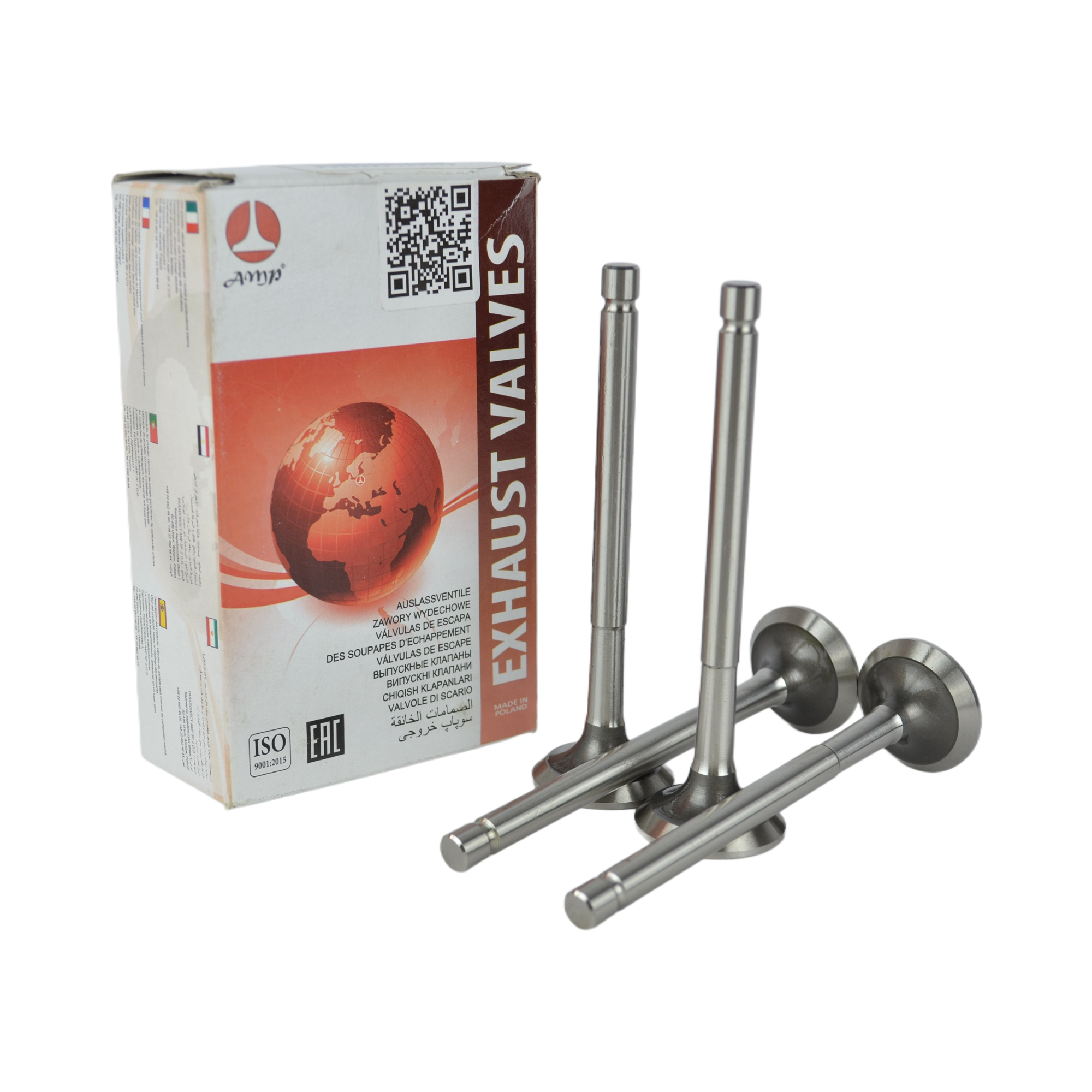 клапана грм 2101 выпускные AMP к-т 4 шт.