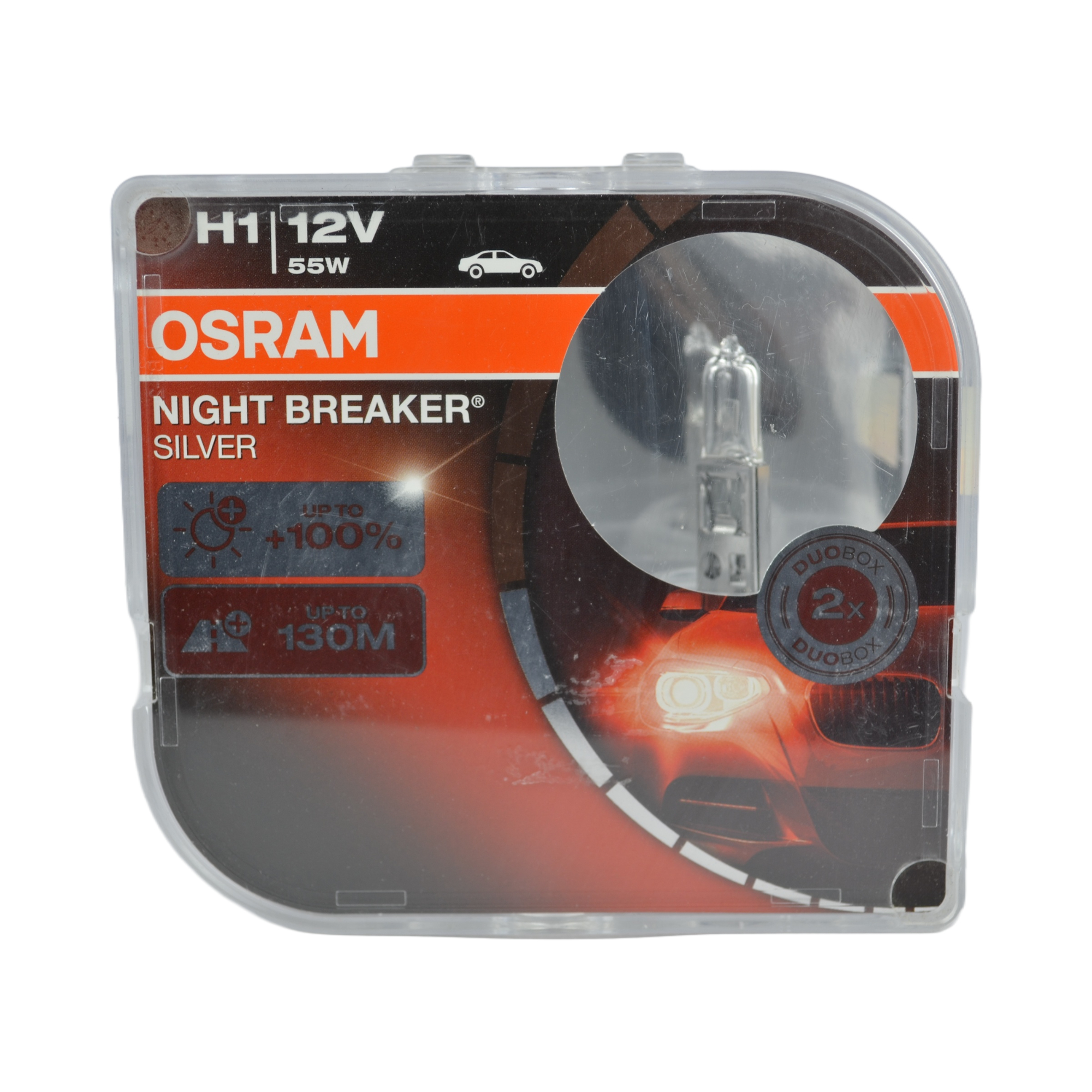лампа галогеновая Н-1 OSRAM 55w (64150NBS-HCB)+100%  к-т