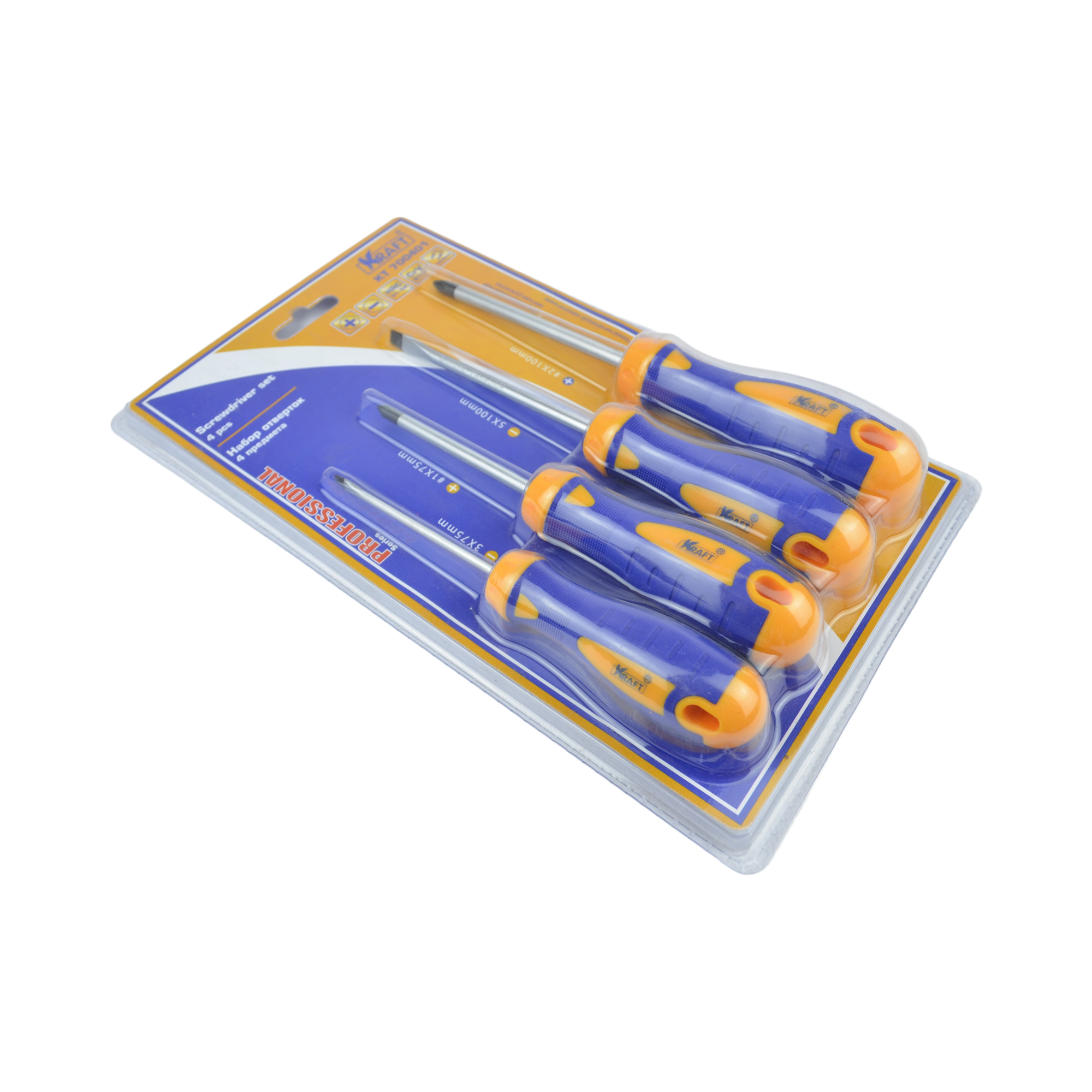 набор отверток 4 предм. KRAFT 700401 