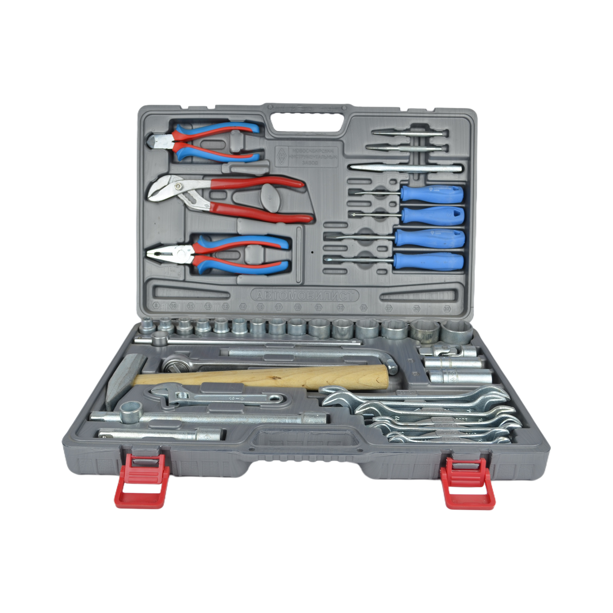 набор инструментов "Автомобилист-1" с "Супер" головками Новосибирский инструмент 57037015