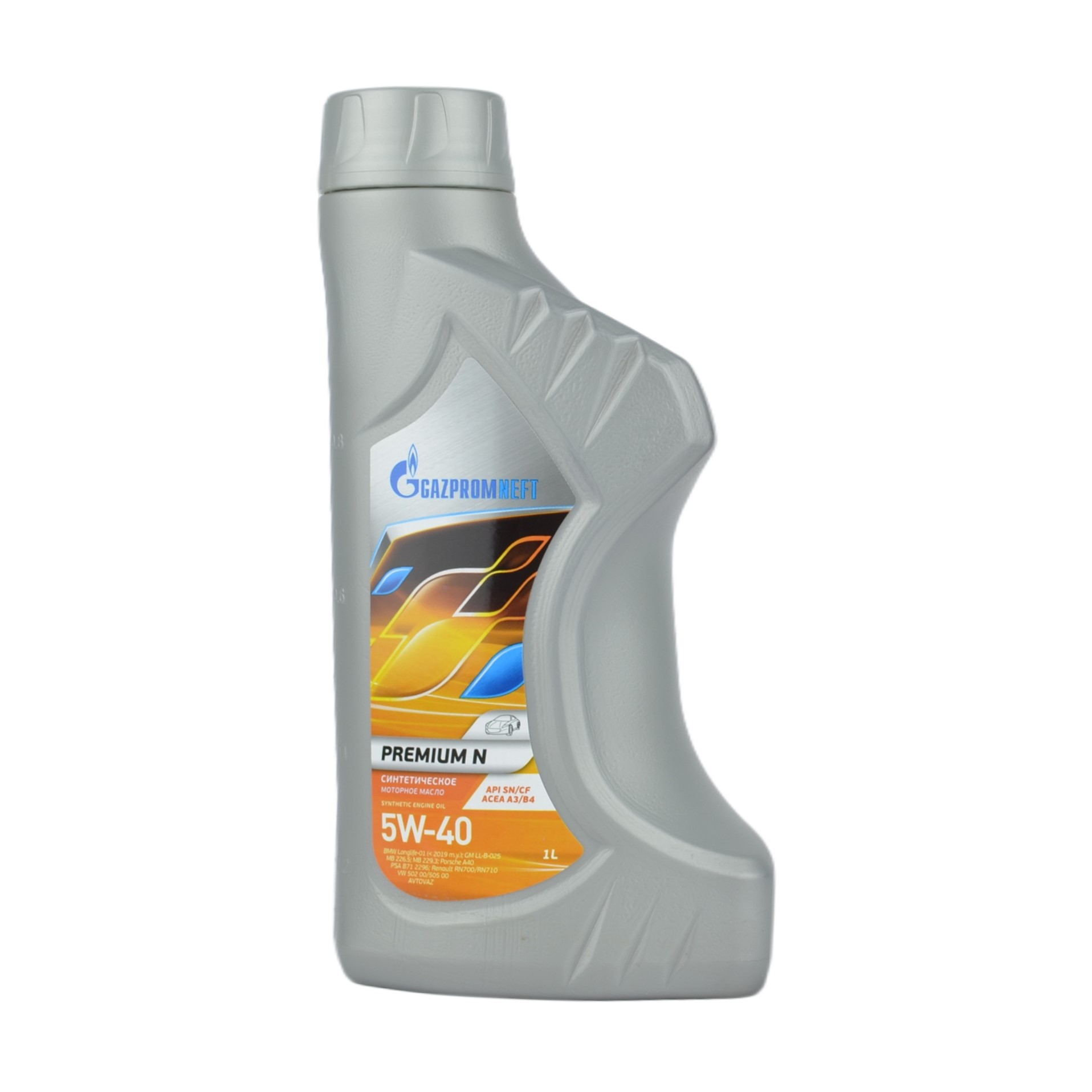масло Gazpromneft Premium N 5w40 SN/CF A3/B4 синтетика 1л