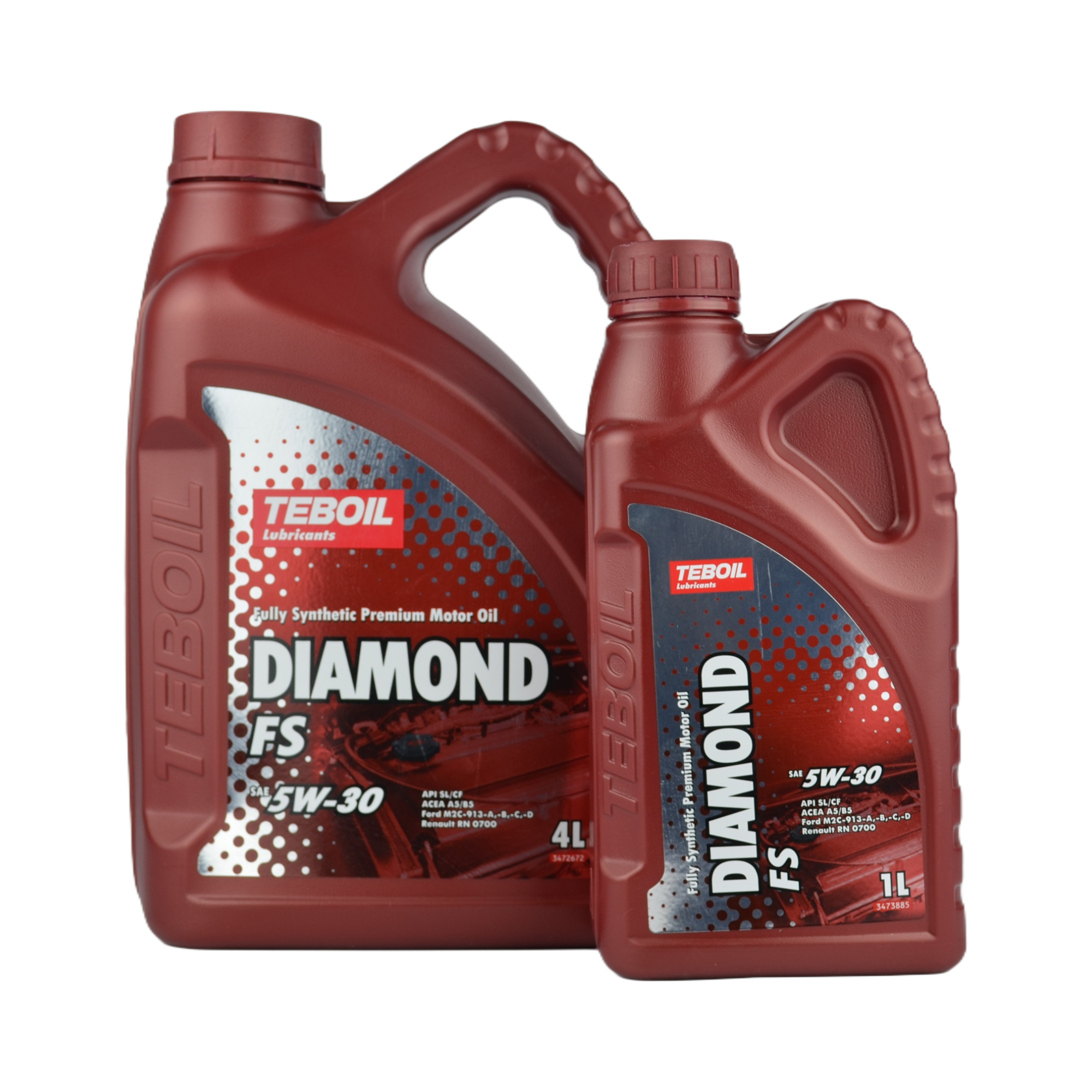 масло TEBOIL DIAMOND FS 5w30 синтетика Акция 4+1л 
