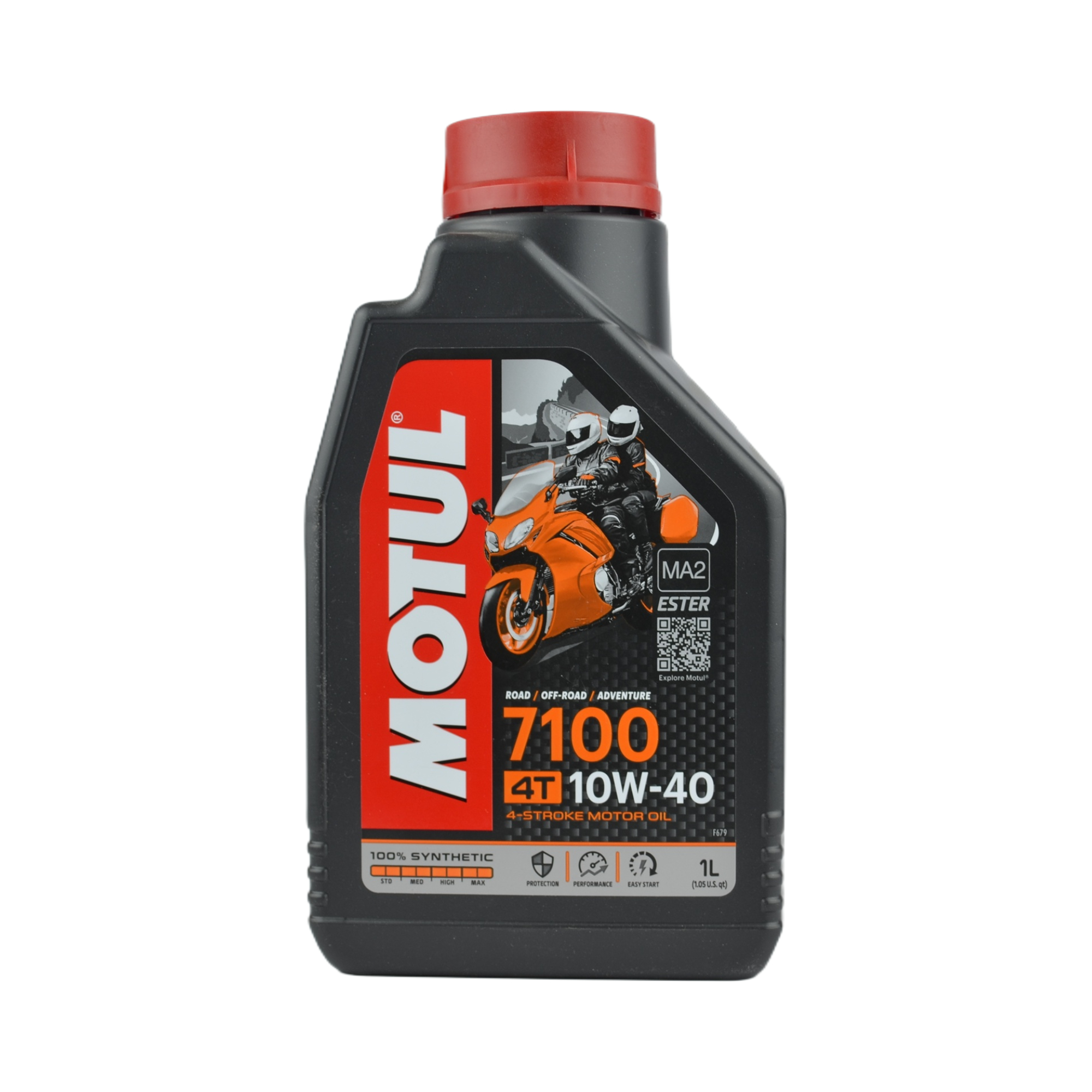 масло Motul 4Т 7100 10w40 1л синтетика