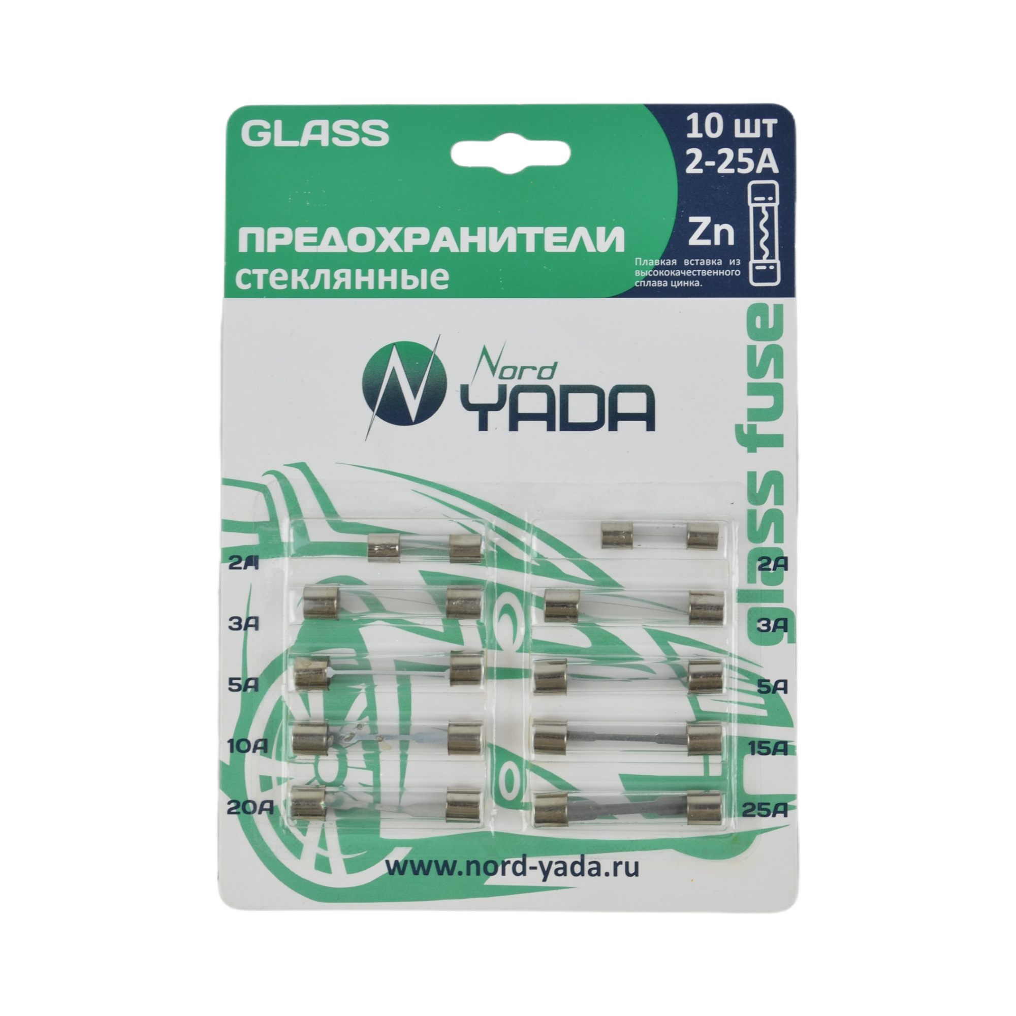 предохранитель стеклянный Nord YADA 906813 к-т 10 шт.