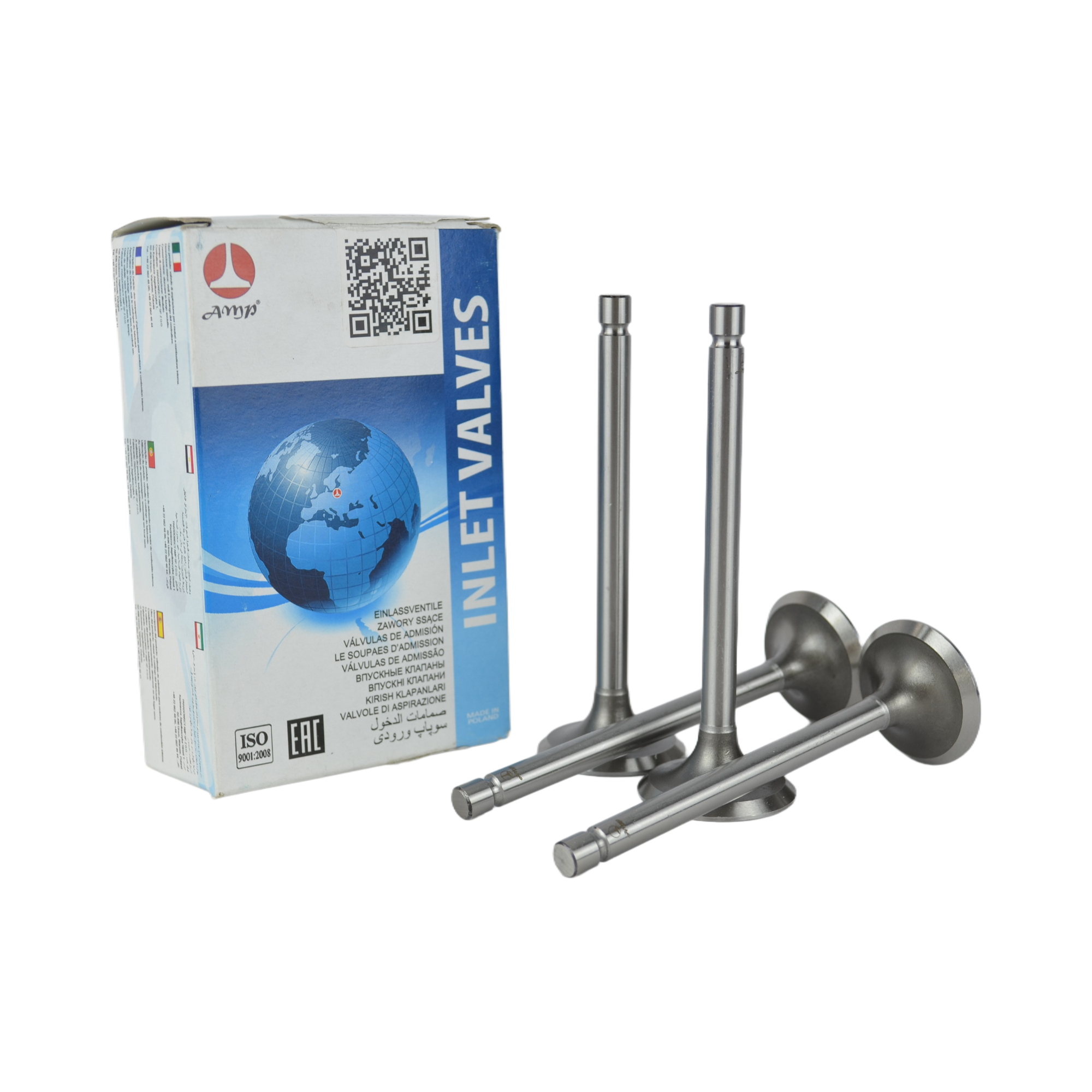 клапана грм 2101 впускные AMP к-т 4 шт.