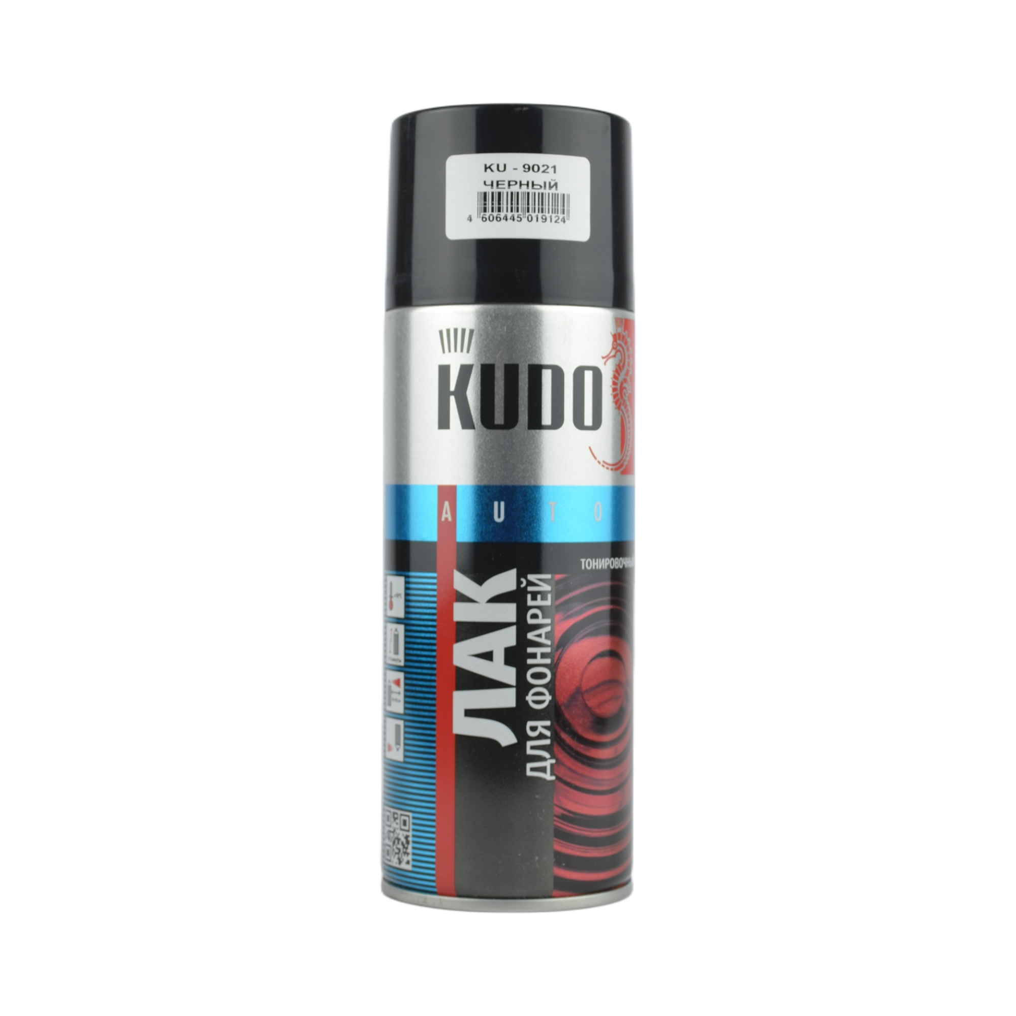 лак для тонировки фонарей KUDO черный KU 9021