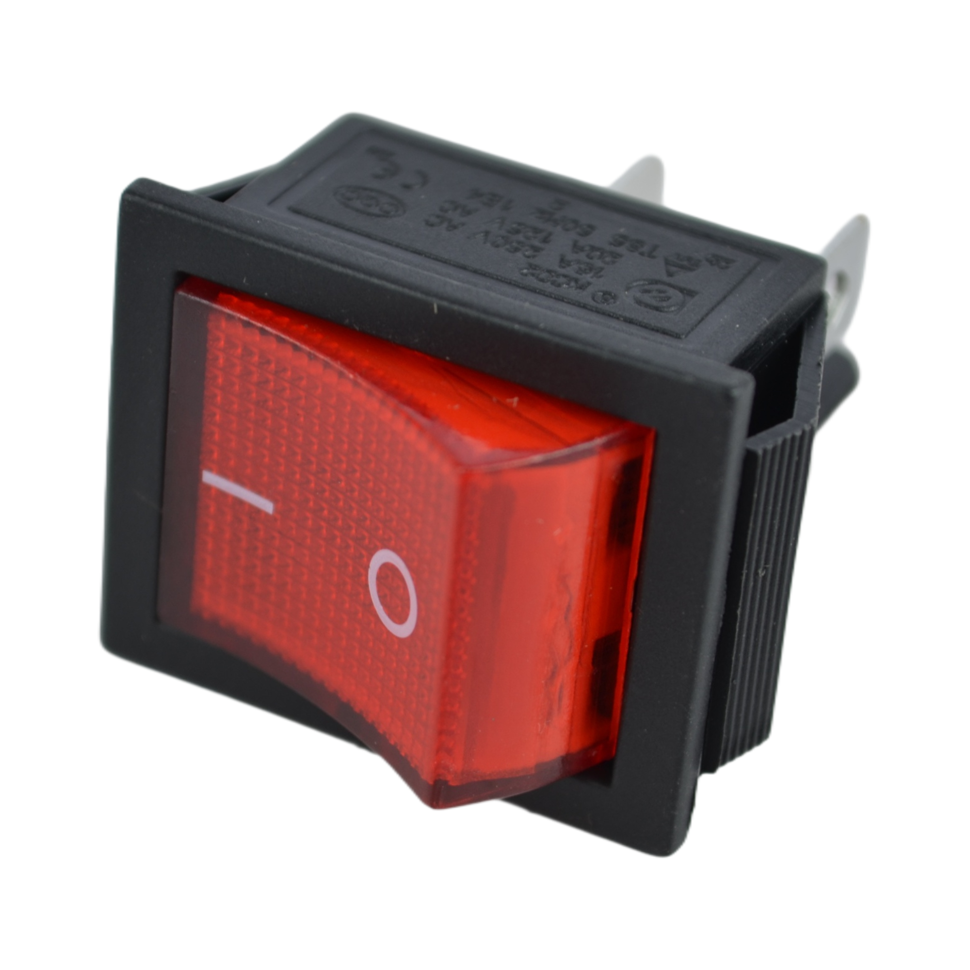 клавиша большая квадр. 2 полож. красная 4 конт. 905460