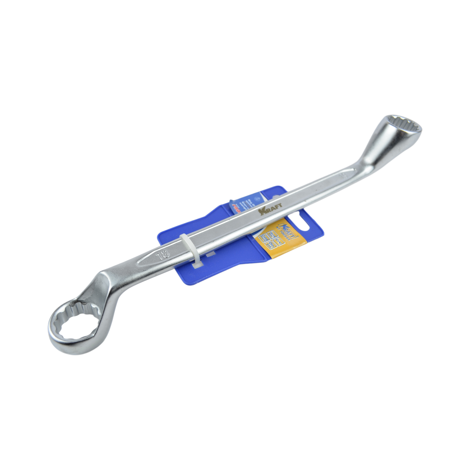 ключ накидной двухсторонний 18х19 KRAFT 700544