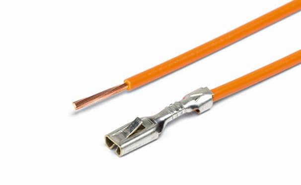 ах-381-01 контакт гнездовой 2.8 с фиксацией, с проводом CARGEN (10)