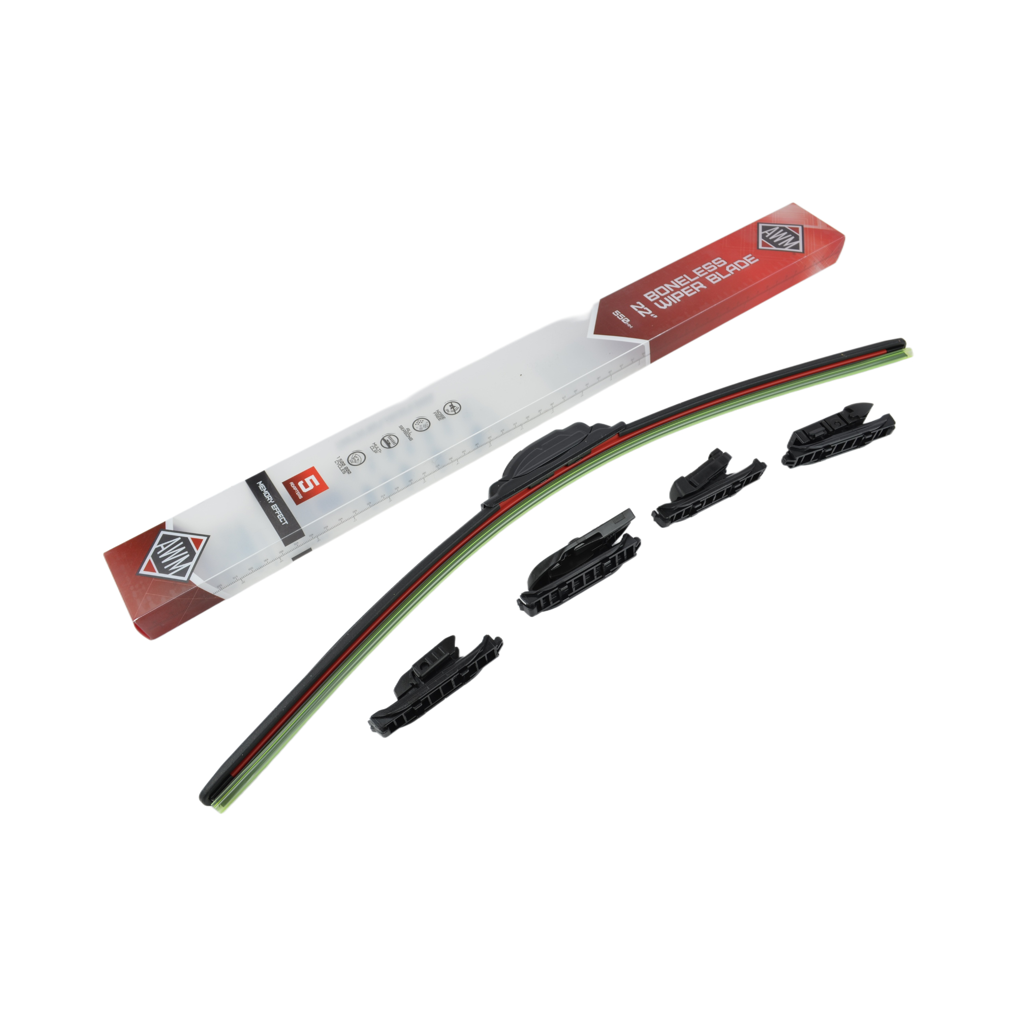 щетка стеклоочистителя 55см бескаркасная AWM  