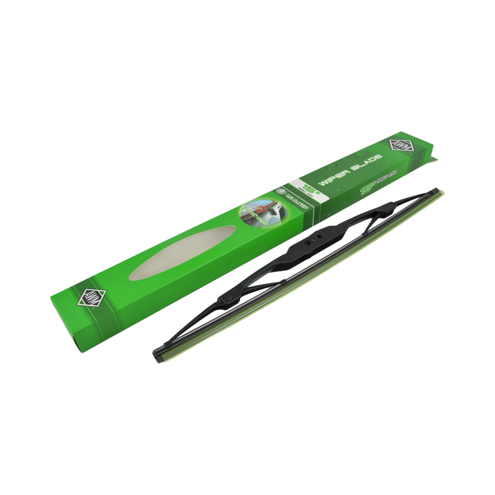 щетка стеклоочистителя 38см каркасная AWM 