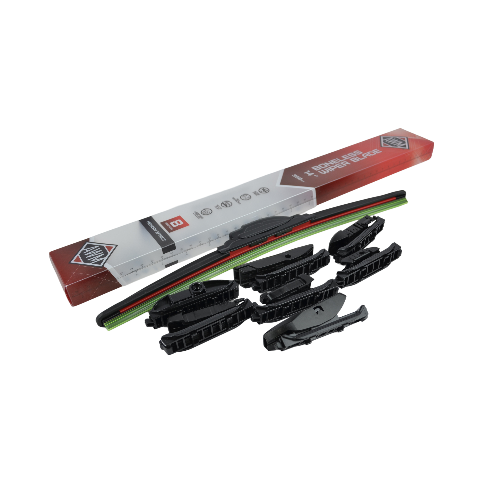 щетка стеклоочистителя 35см бескаркасная AWM  