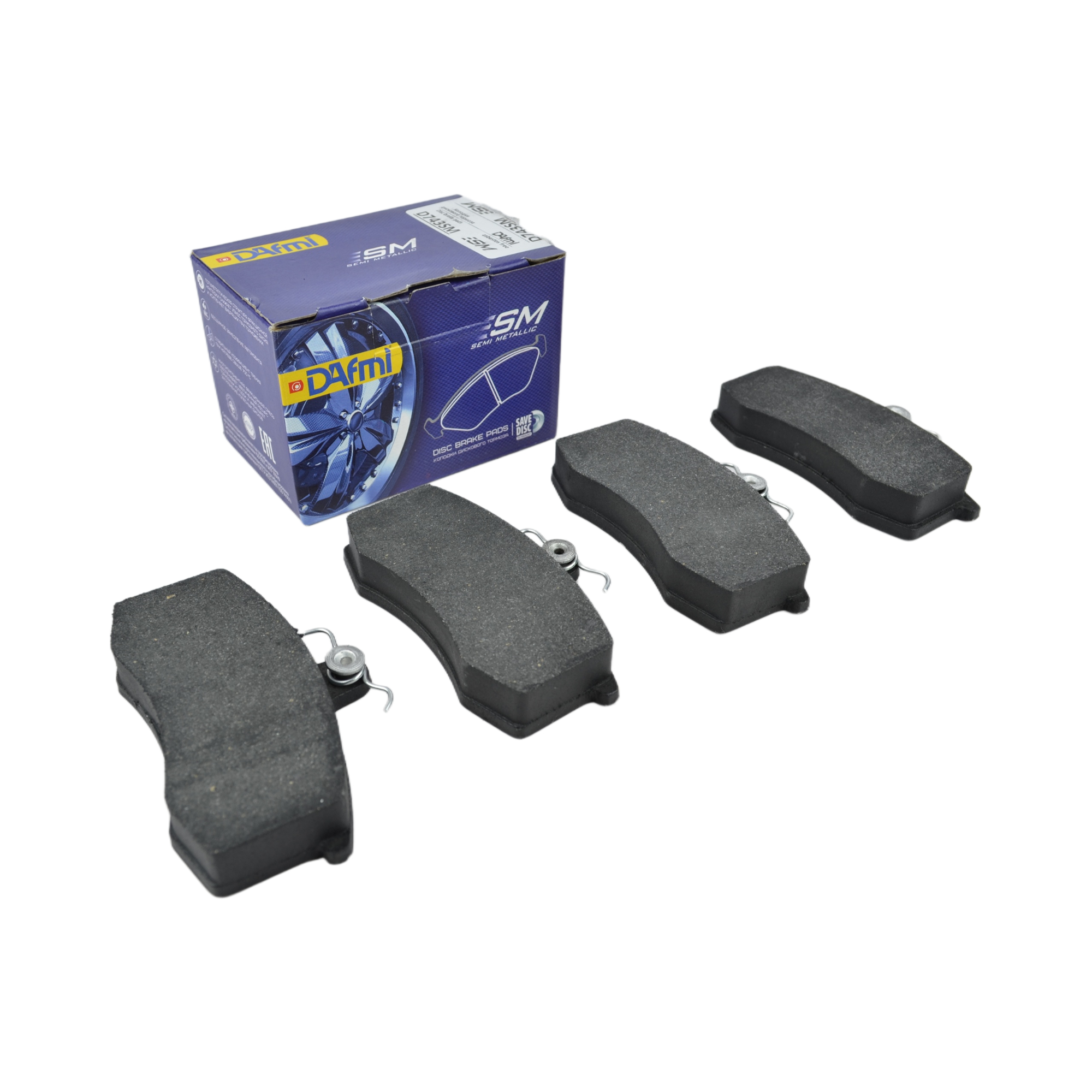 колодки передние 2108 Дафми D743SM к-т (10)