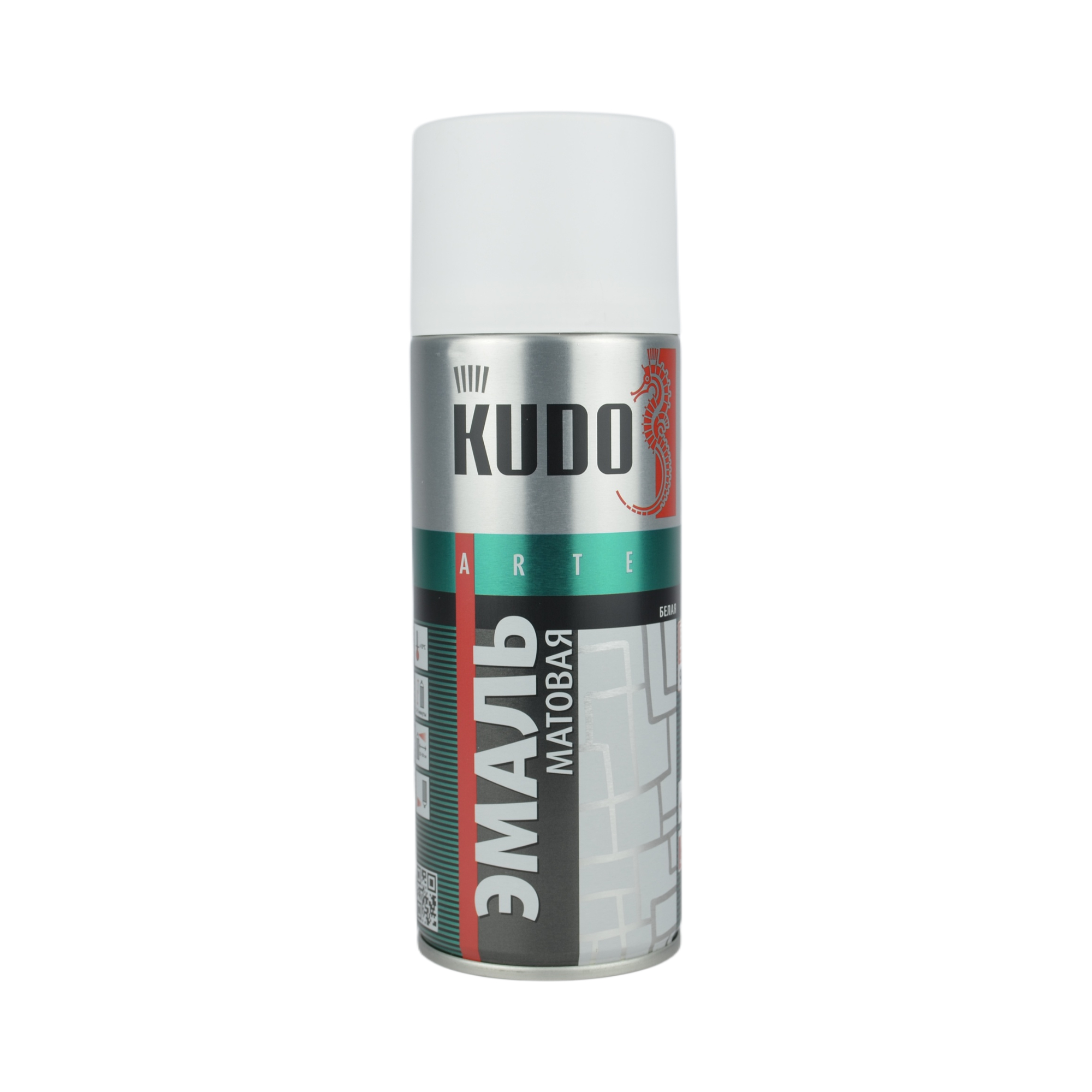 краска KUDO белая матовая (б/сохн.) 270гр KU1101 