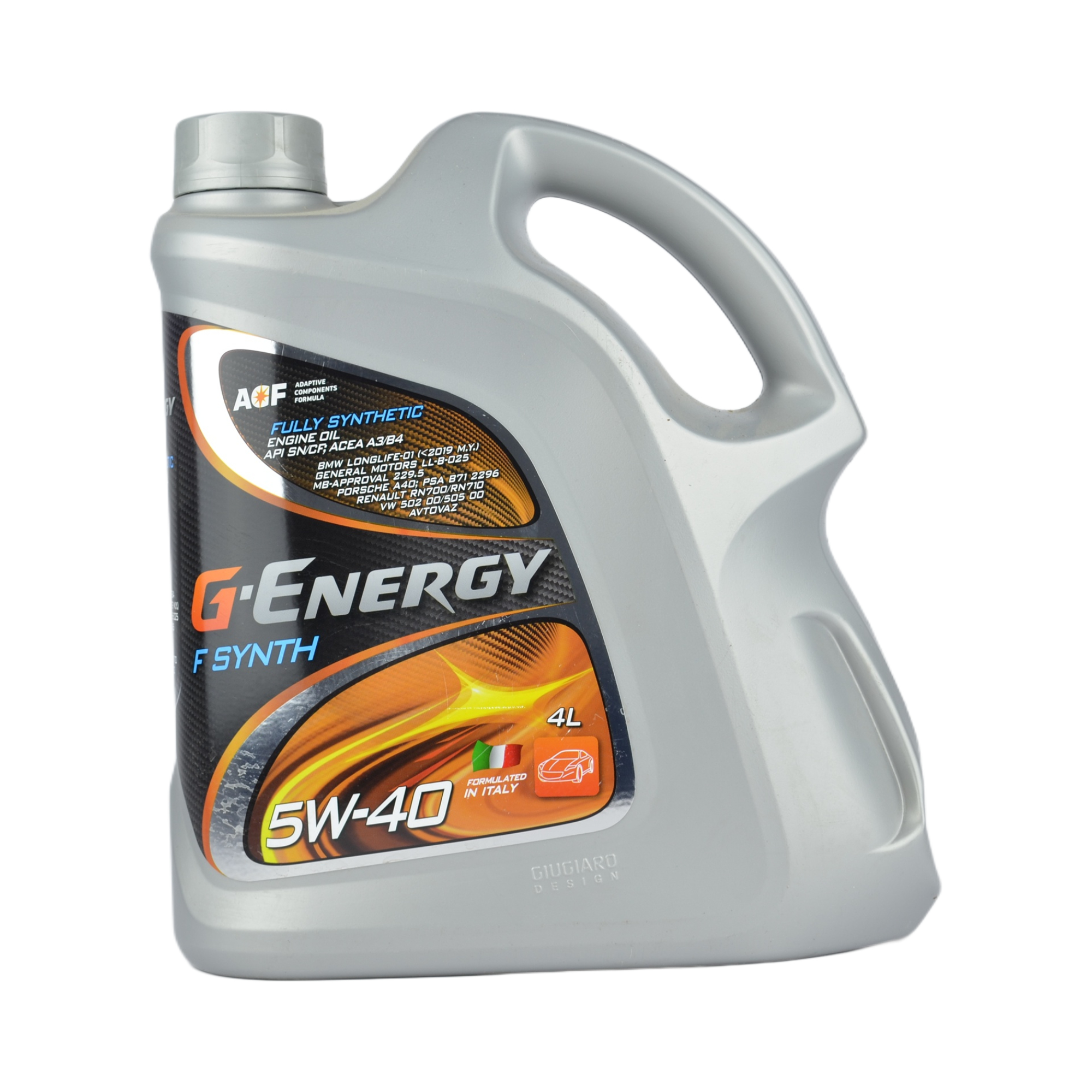 масло G-energy F Synth 5w40 SN/CF A3/B4 синтетика 4л MB-229.5 VW 502 000/505 000 