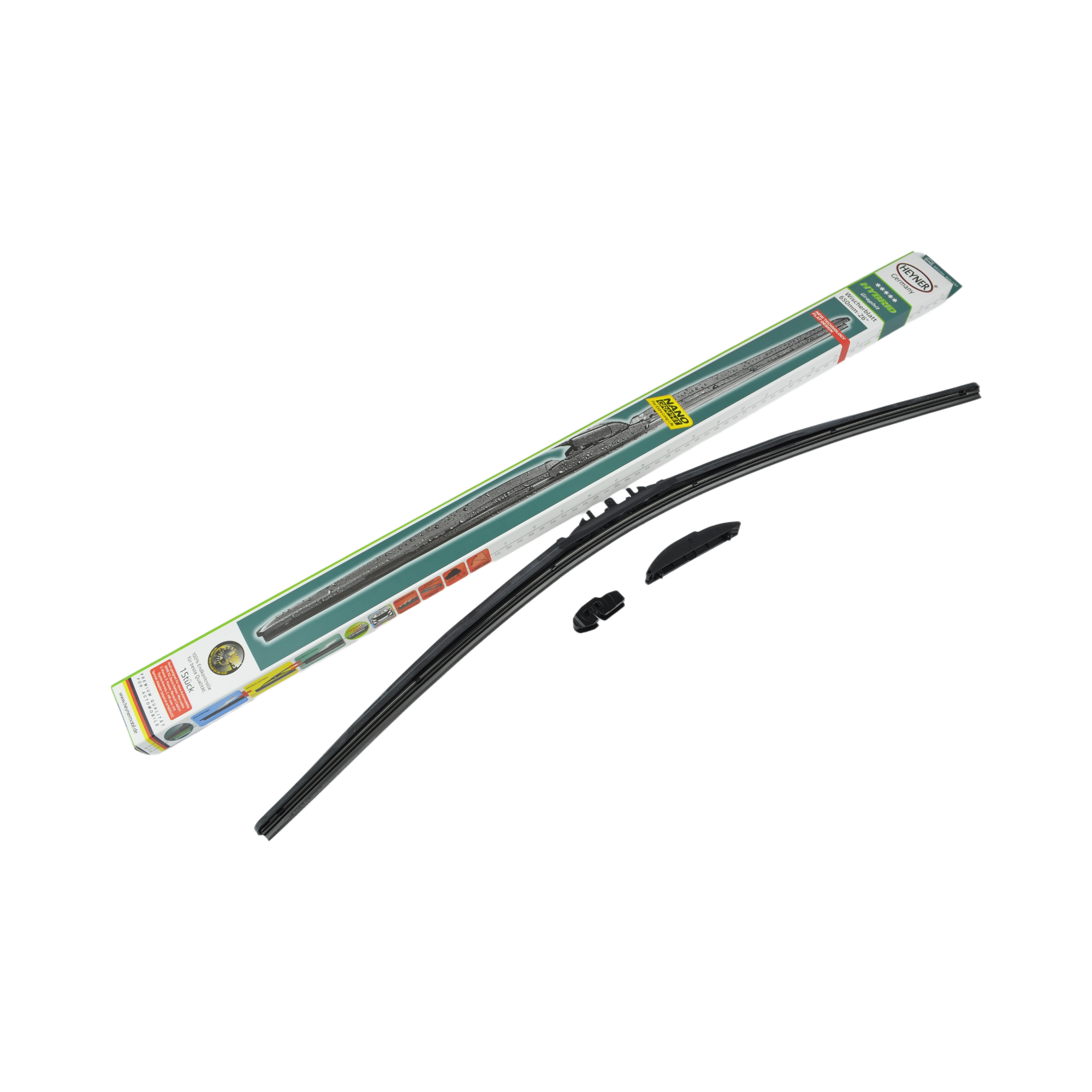 щетка стеклоочистителя 65см бескаркасная HEYNER HYBRID 036000  