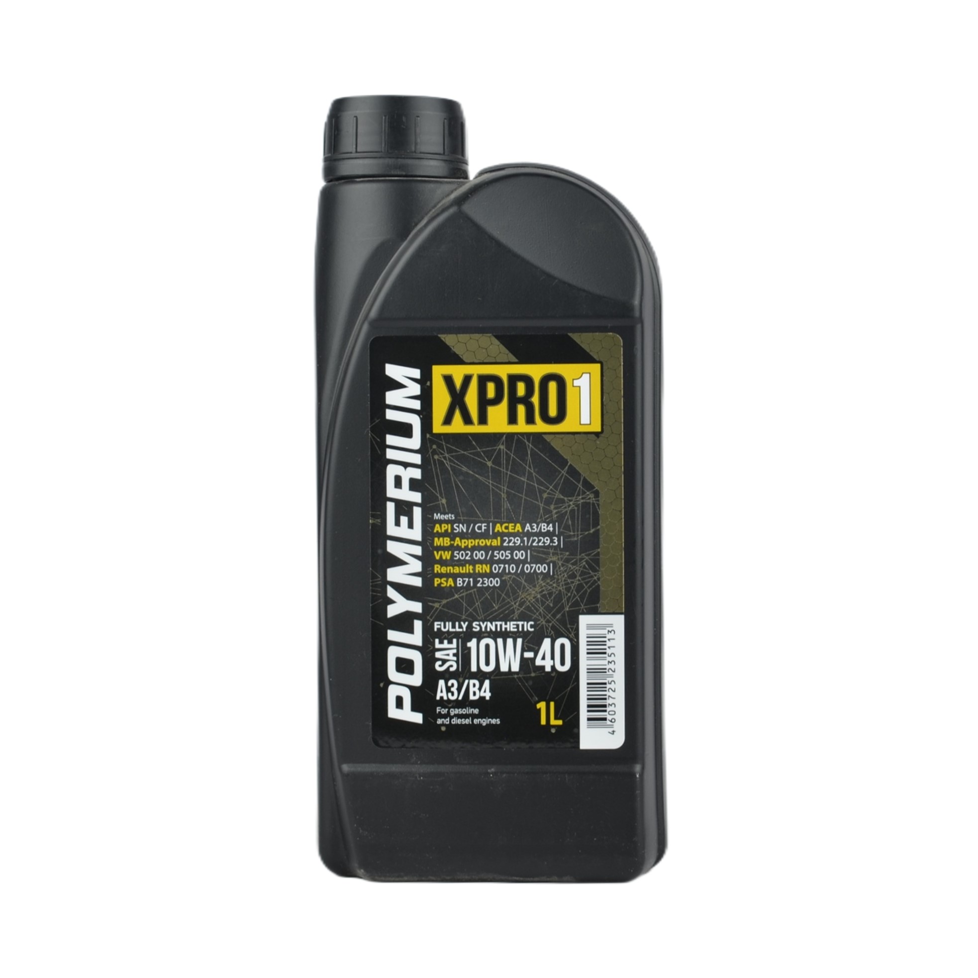 масло POLYMERIUM XPRO1 10w40 A3/B4 SN/CF синтетика 1л