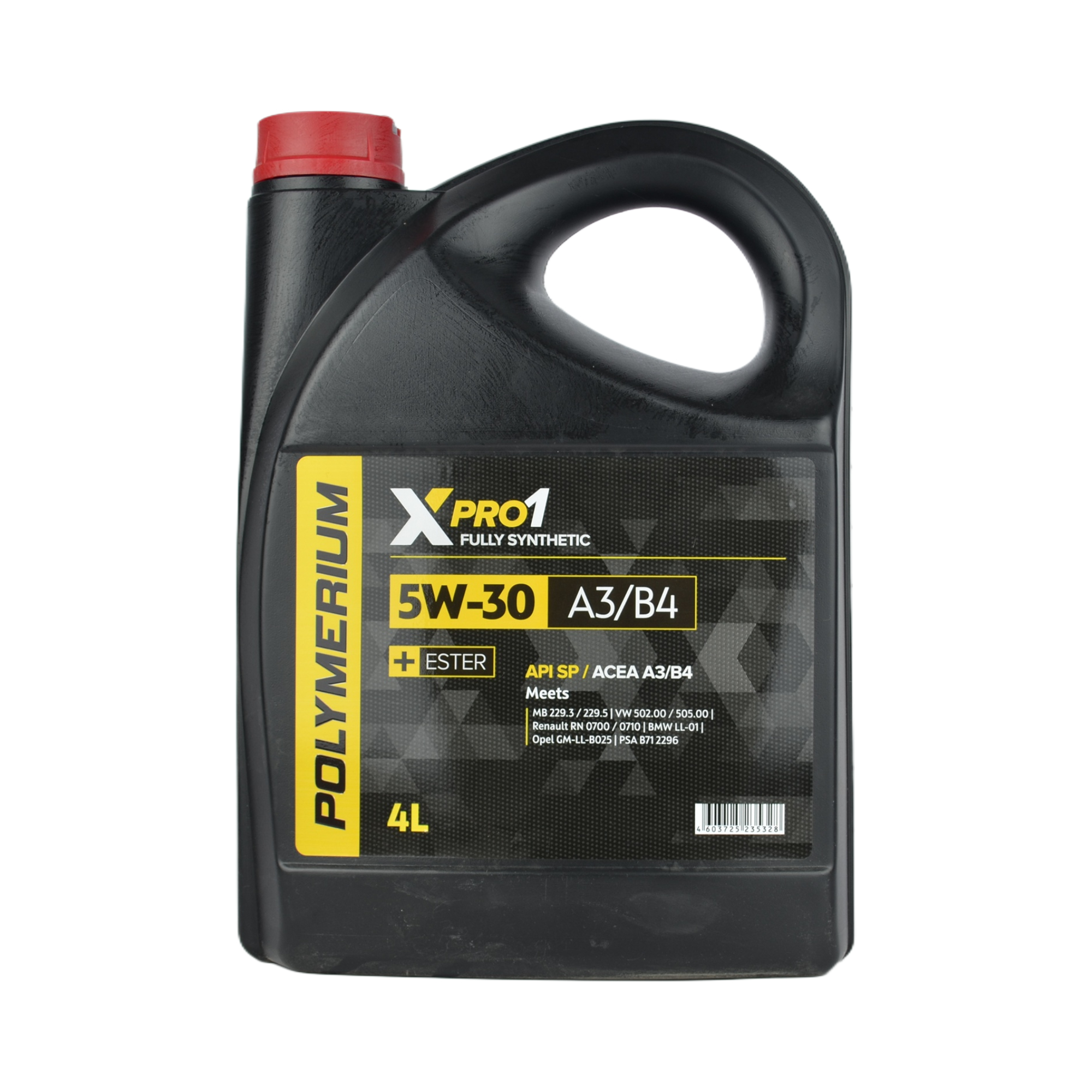 масло POLYMERIUM XPRO1 5w30 А3/В4 синтетика 4л