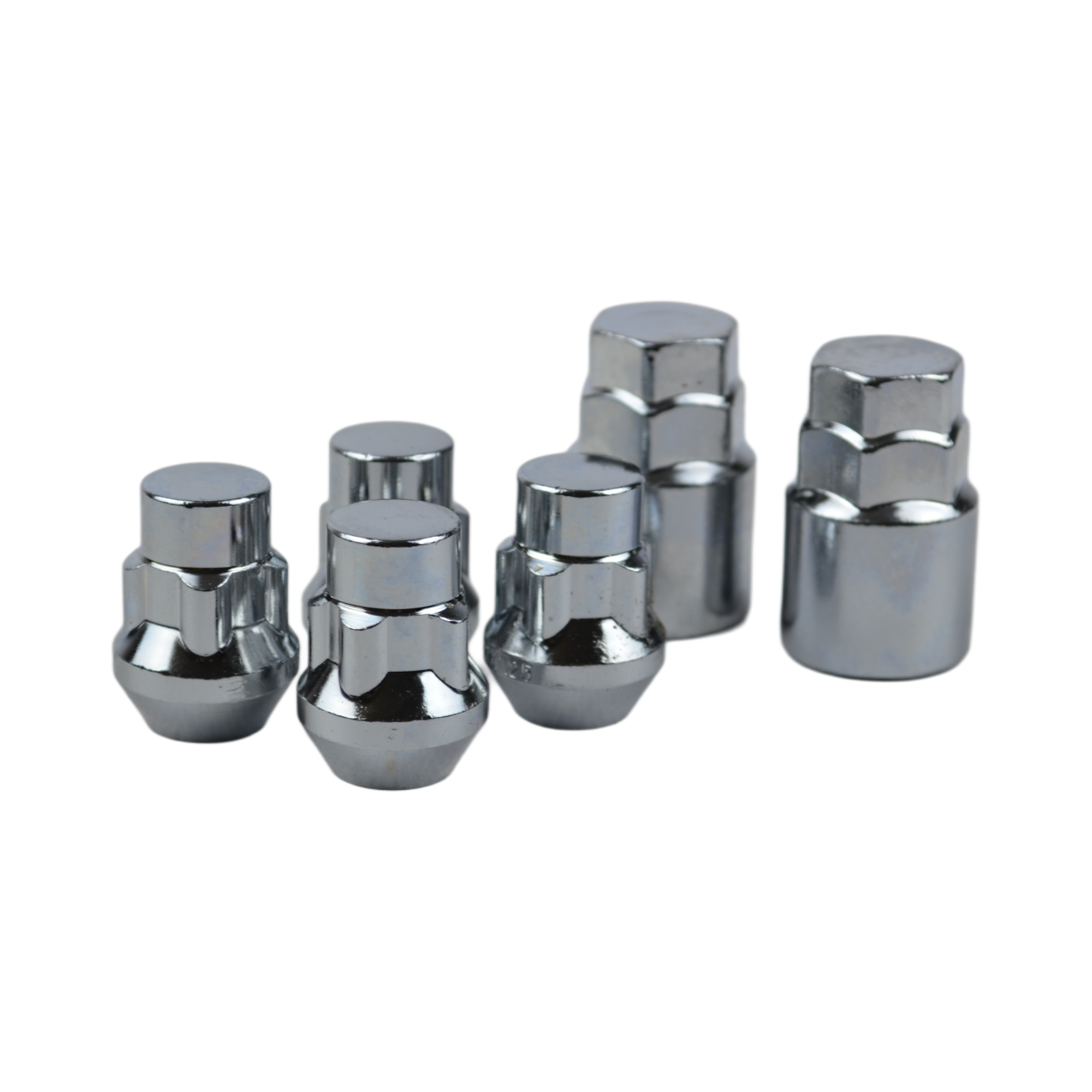 гайка колеса м12х1,25 (набор секреток 2 ключа, хром) CH 20605SP