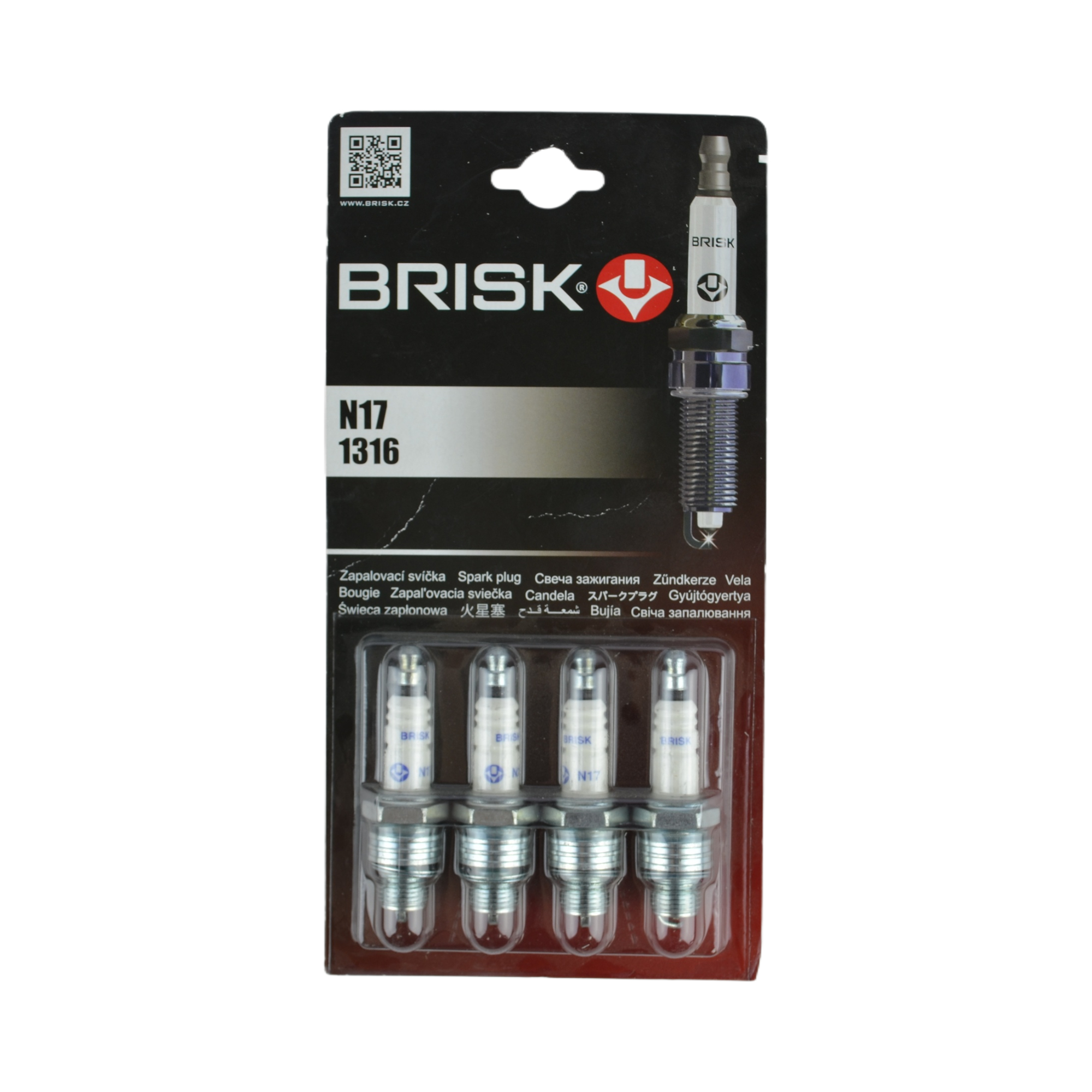 свеча зажигания ГАЗ ключ 21 Brisk N17-1316 к-т 4 шт. 