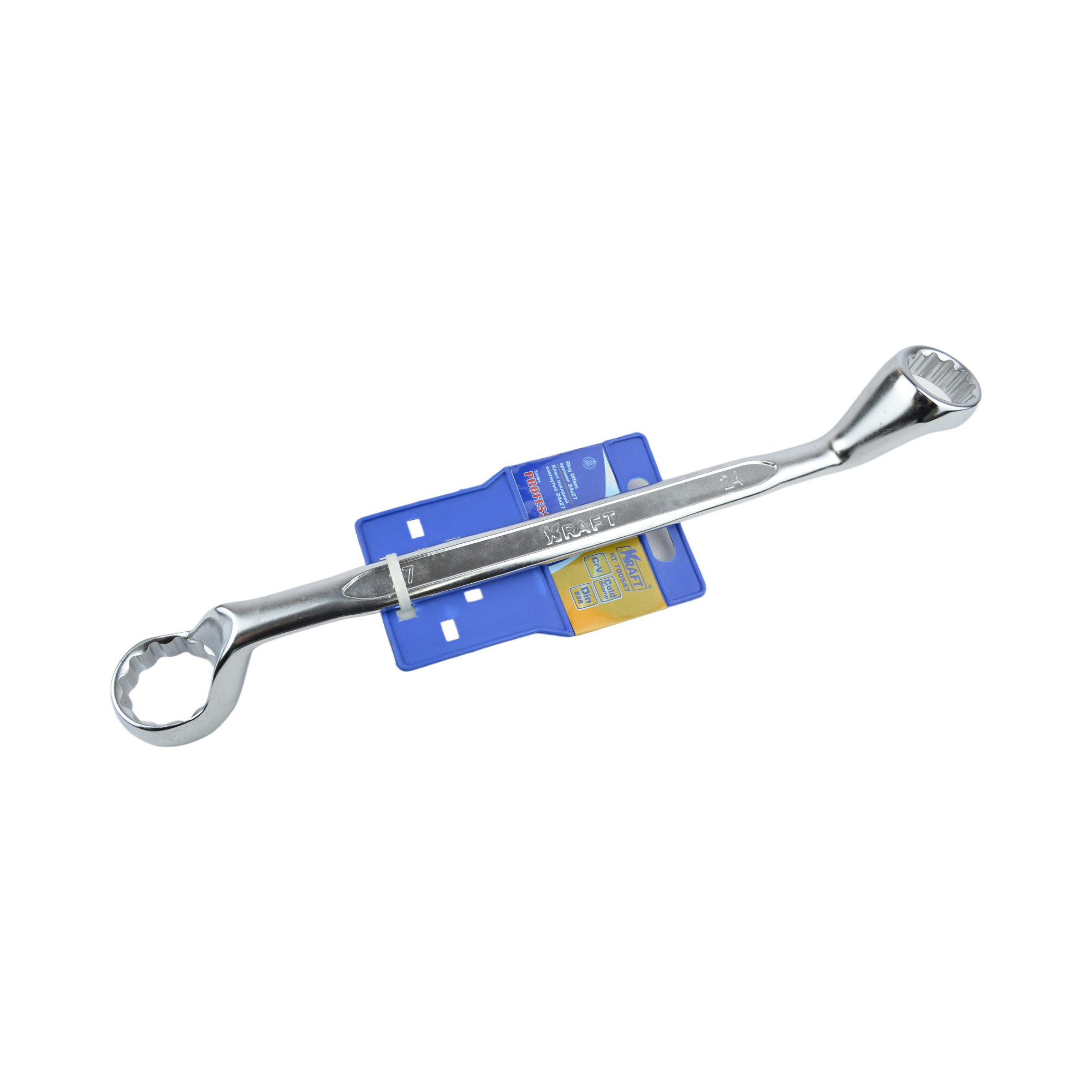 ключ накидной двухсторонний 24х27 KRAFT 700547