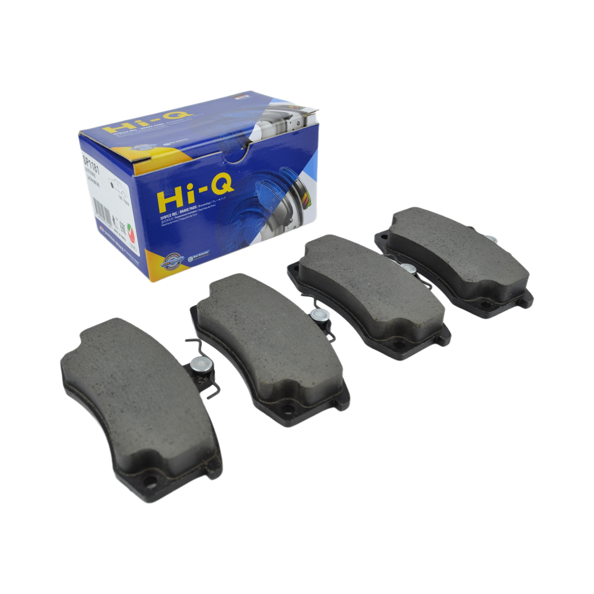 колодки передние 2108 (с датчиком) Hi-Q SP1181 к-т (101)