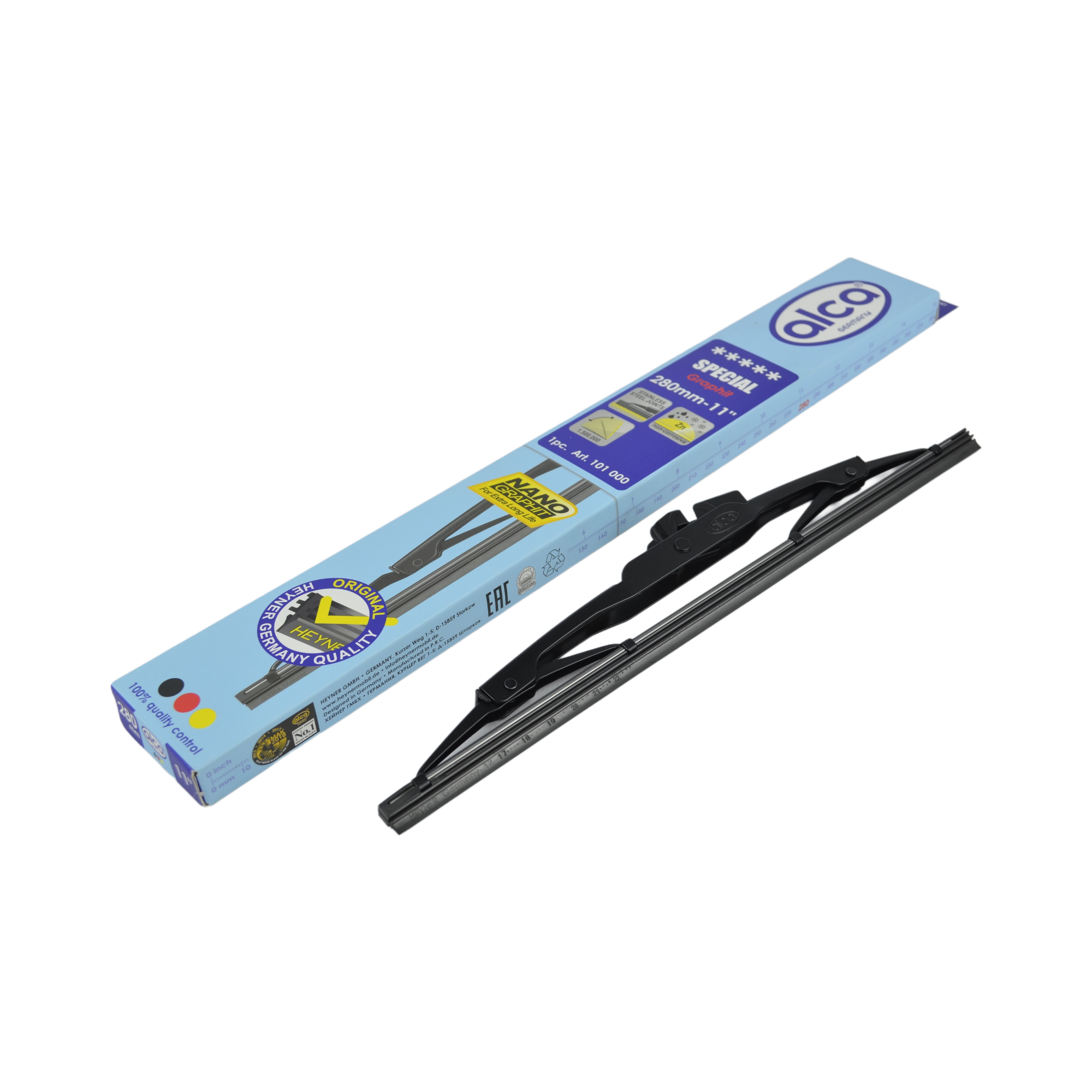 щетка стеклоочистителя 28см каркасная ALCA 101000 