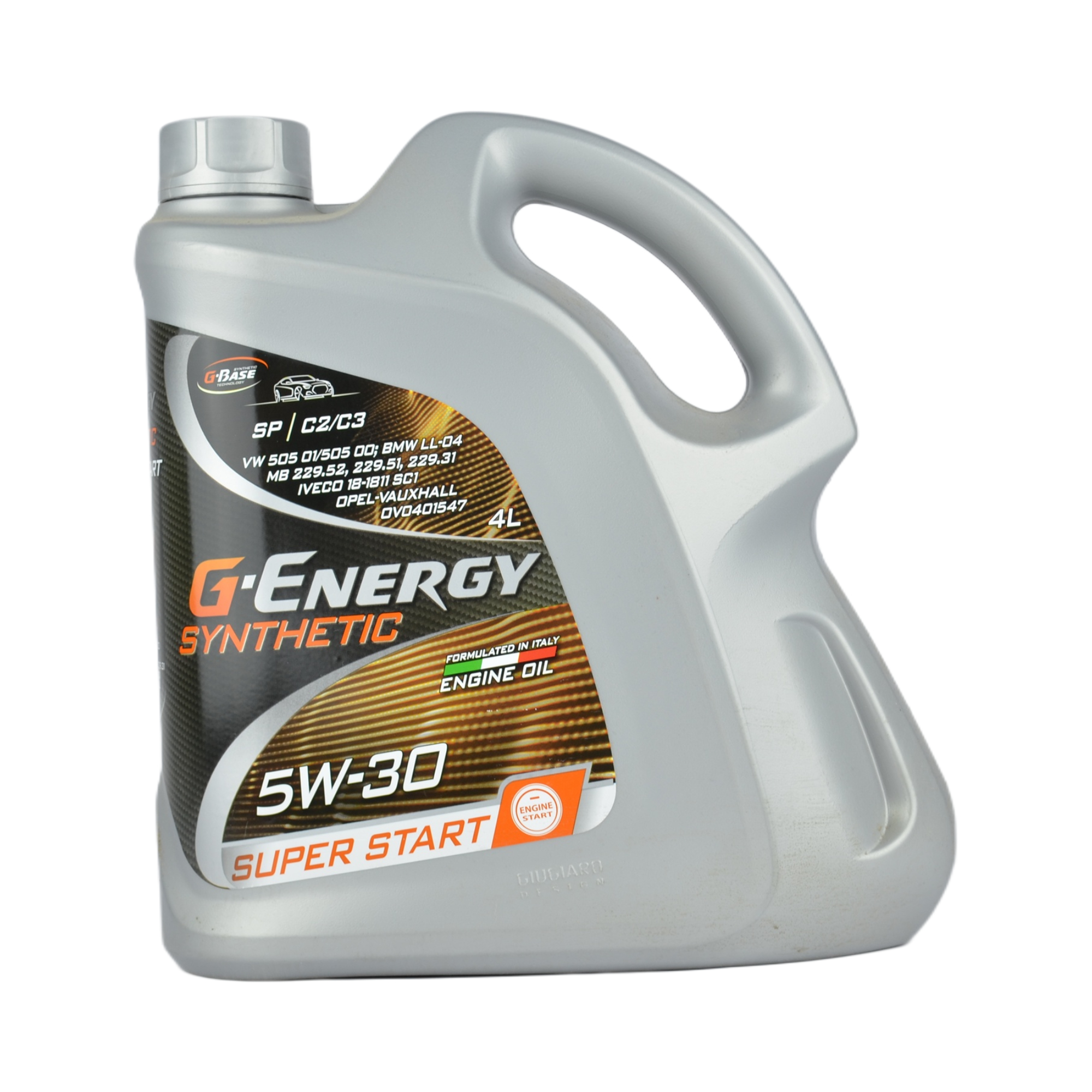 масло G-energy Synthetic Super Start 5w30 SN/CF C3 Dexos2 4л VW 502 00/505 01
