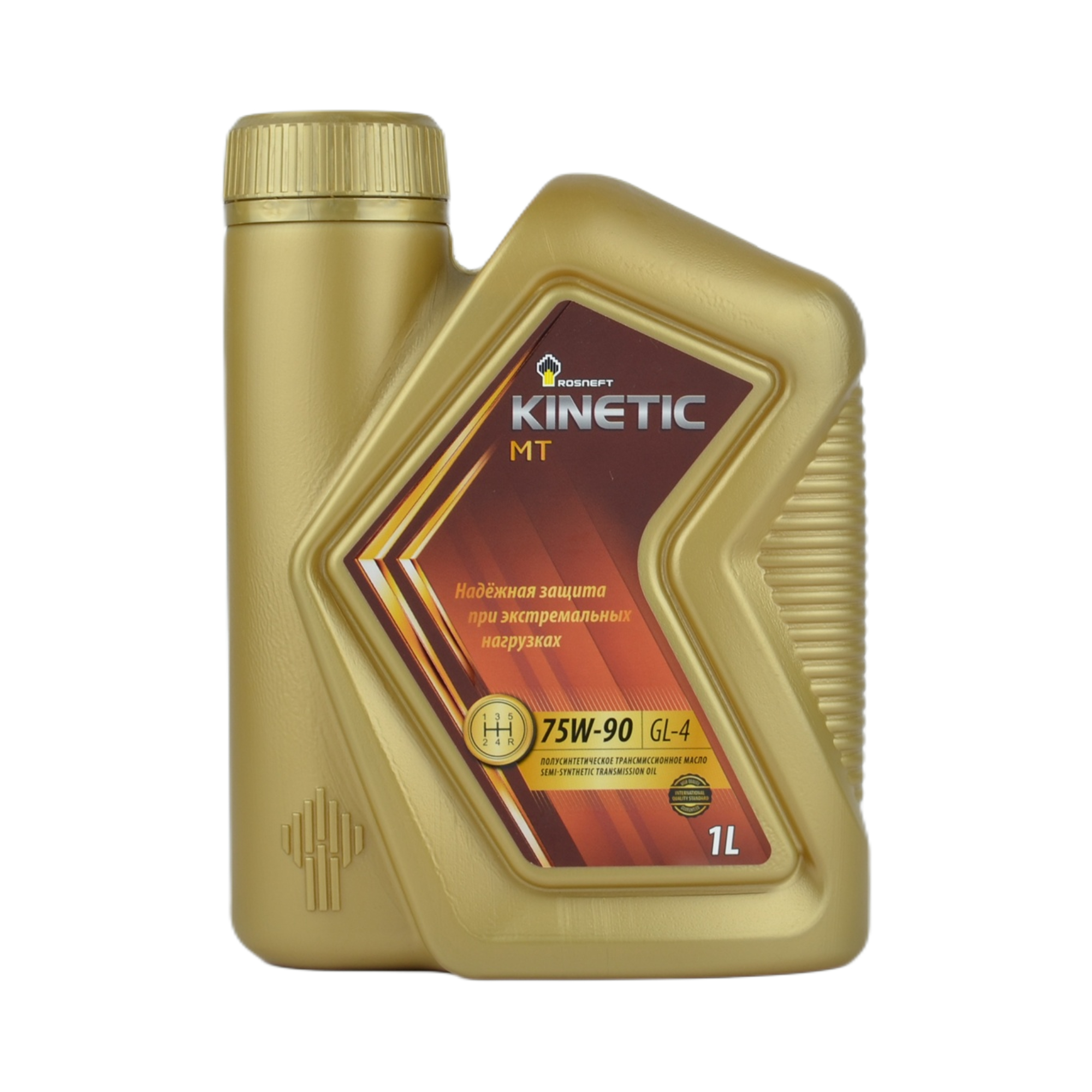 масло трансмиссионное Роснефть GL-4 75w90 Kinetic MT полусинтетика 1л