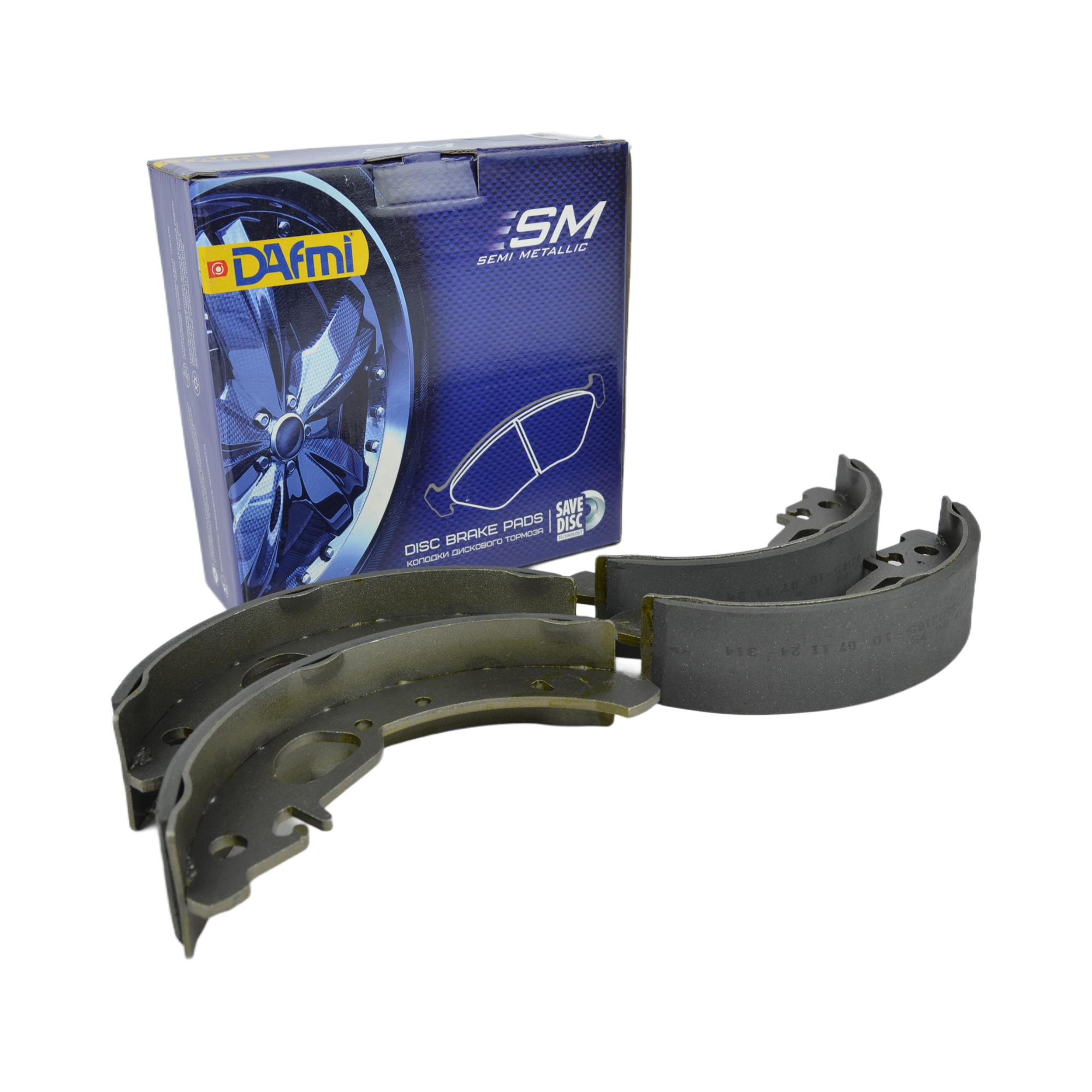 колодки задние 1118 с АБС Дафми DA770 1118-3502090 к-т (5)