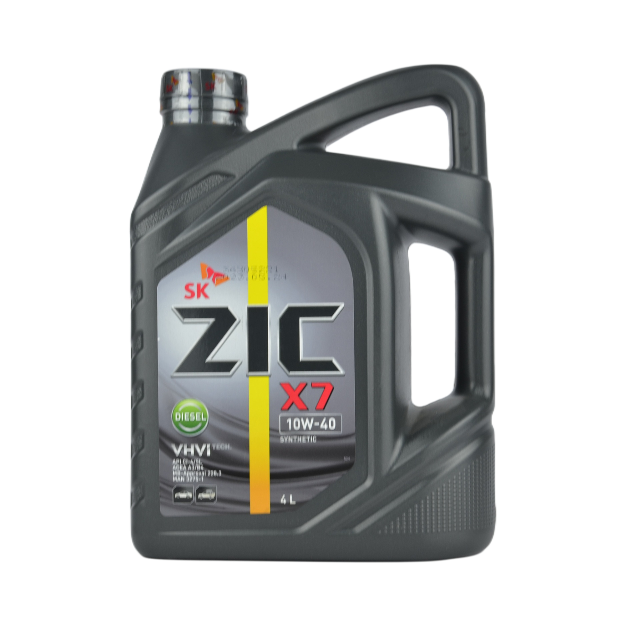 масло Zic X7 DIESEL 10w40 CI-4 синтетика 4л