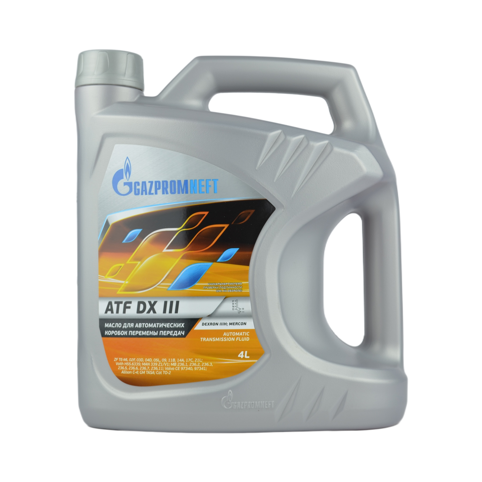 масло трансмиссионное Gazpromneft ATF Dexron III 4л
