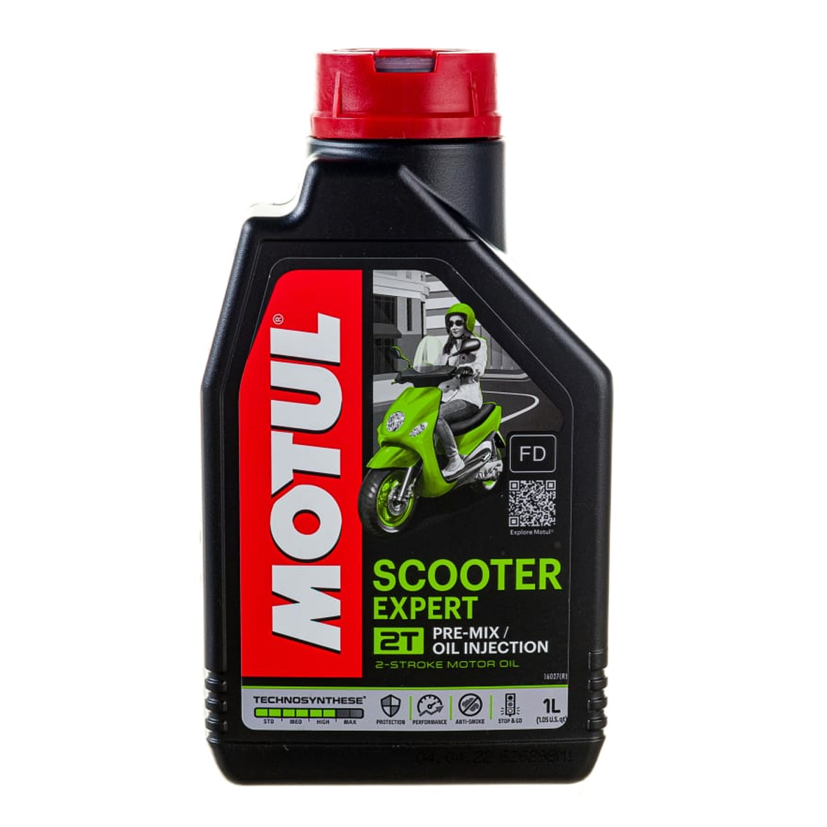 масло Motul 2Т Scooter Expert полусинтетика 1л