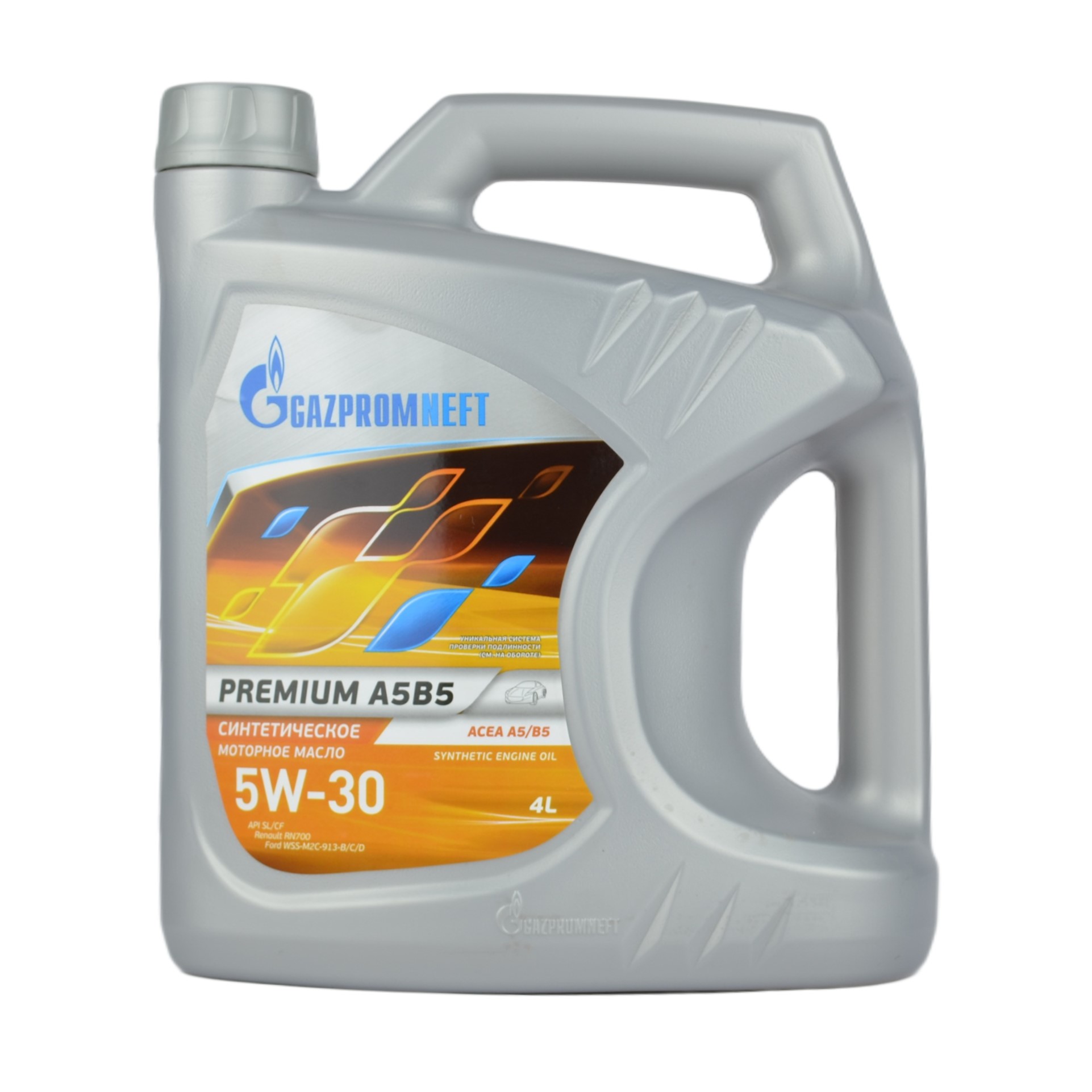масло Gazpromneft Premium 5w30 A5/B5 синтетика 4л (3)