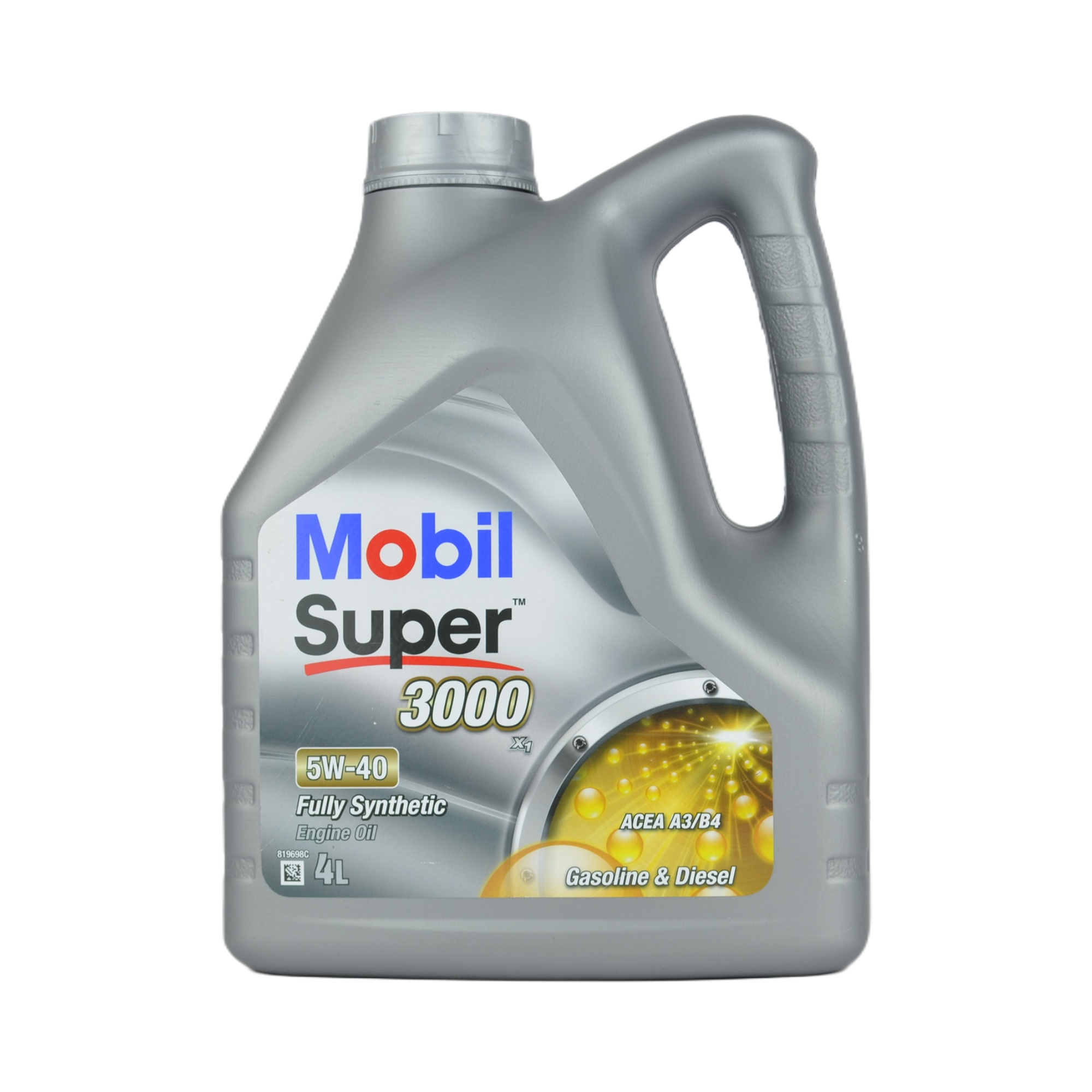 масло Mobil Super 3000 5w40 SN/SM A3/B3/B4 синтетика 4л (4)