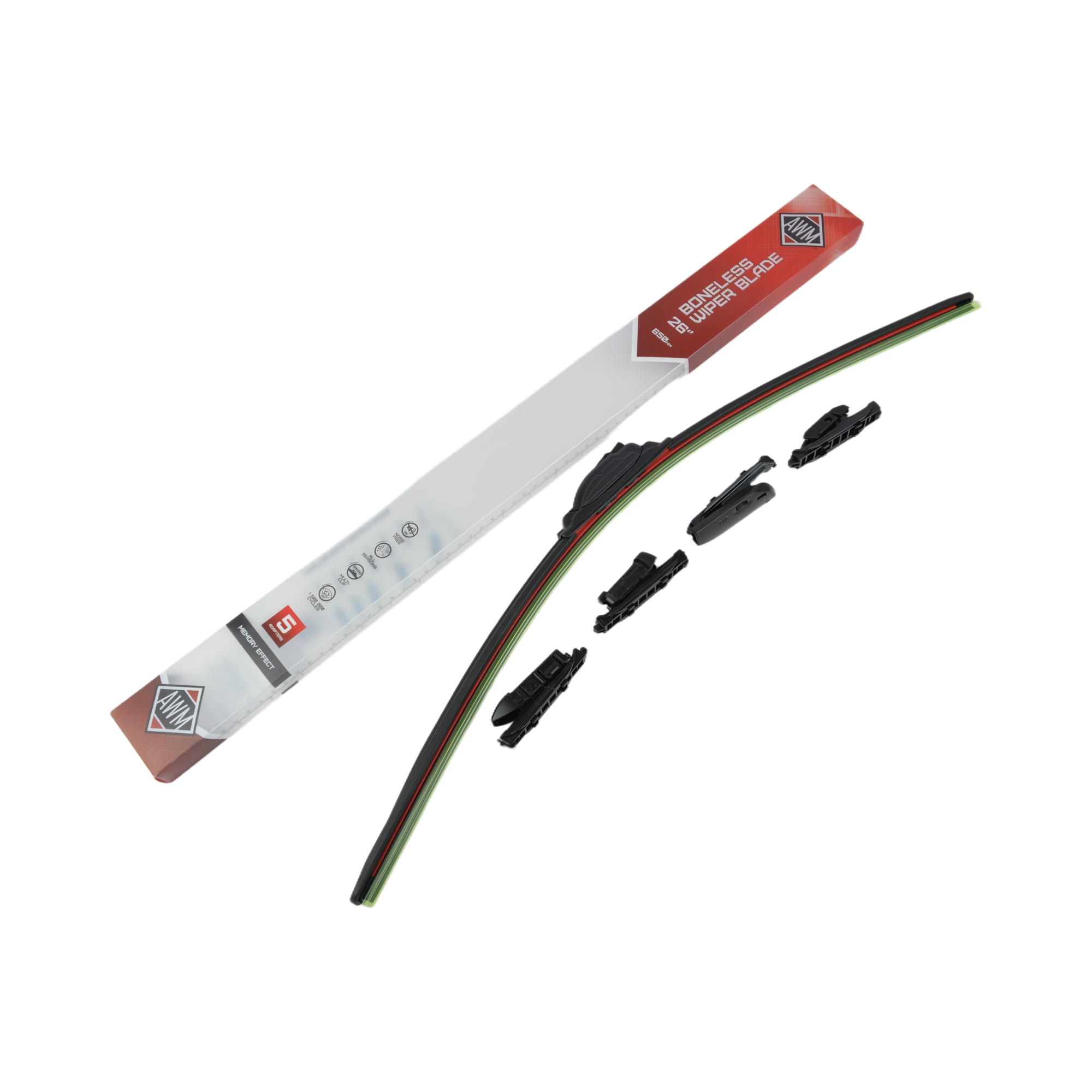 щетка стеклоочистителя 65см бескаркасная AWM  