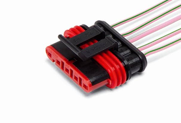 ах-323 разъём жгута форсунок ГАЗ (гнездовой) 5-контактный CARGEN (15)