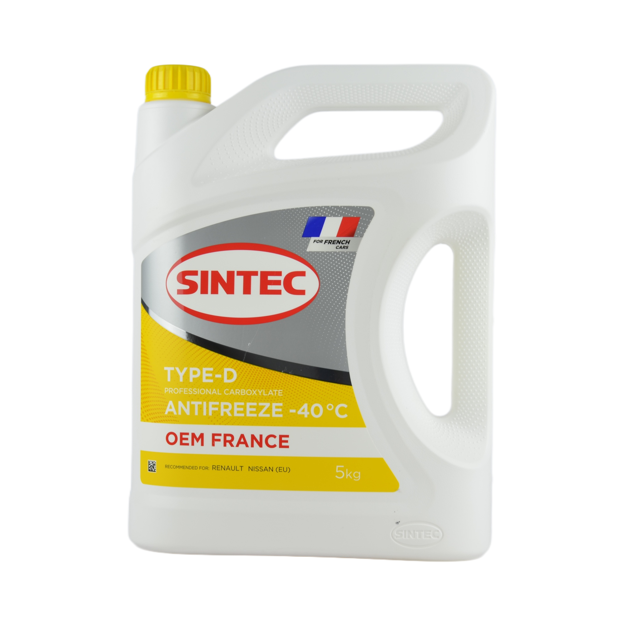антифриз Sintec gold желтый 5л (4)